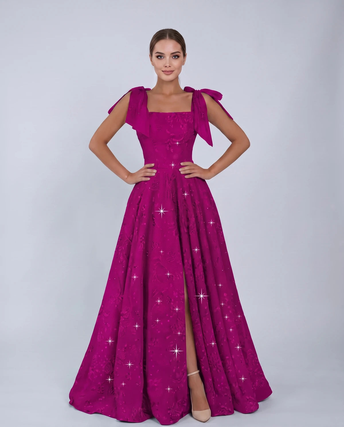 Bellamy Maxi Dress — Fuchsia