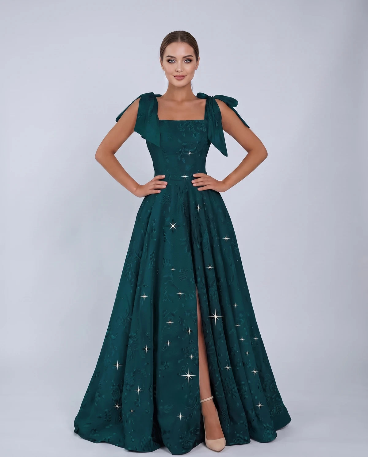Bellamy Maxi Dress — Peacock
