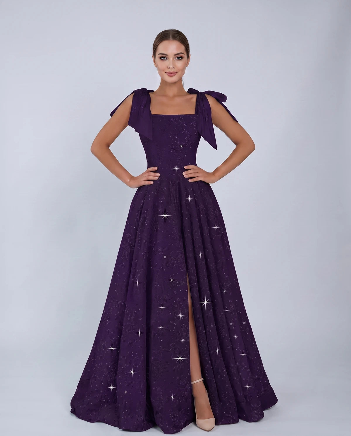 Bellamy Maxi Dress — Purple