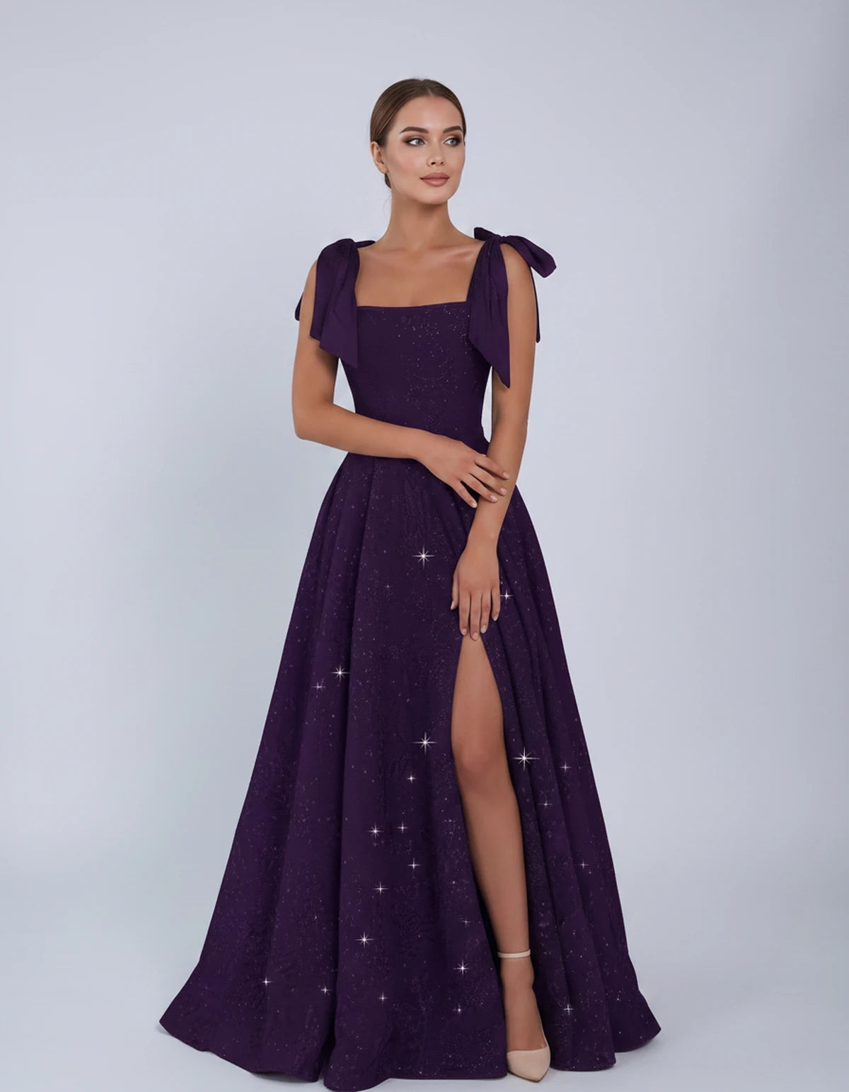 Bellamy Maxi Dress — Purple | SKU: SD-00075-purple-2,SD-00075-purple-4,SD-00075-purple-6,SD-00075-purple-8,SD-00075-purple-10,SD-00075-purple-12,SD-00075-purple-14,SD-00075-purple-16,SD-00075-purple-16W,SD-00075-purple-18W,SD-00075-purple-20W,SD-00075-purple-22W