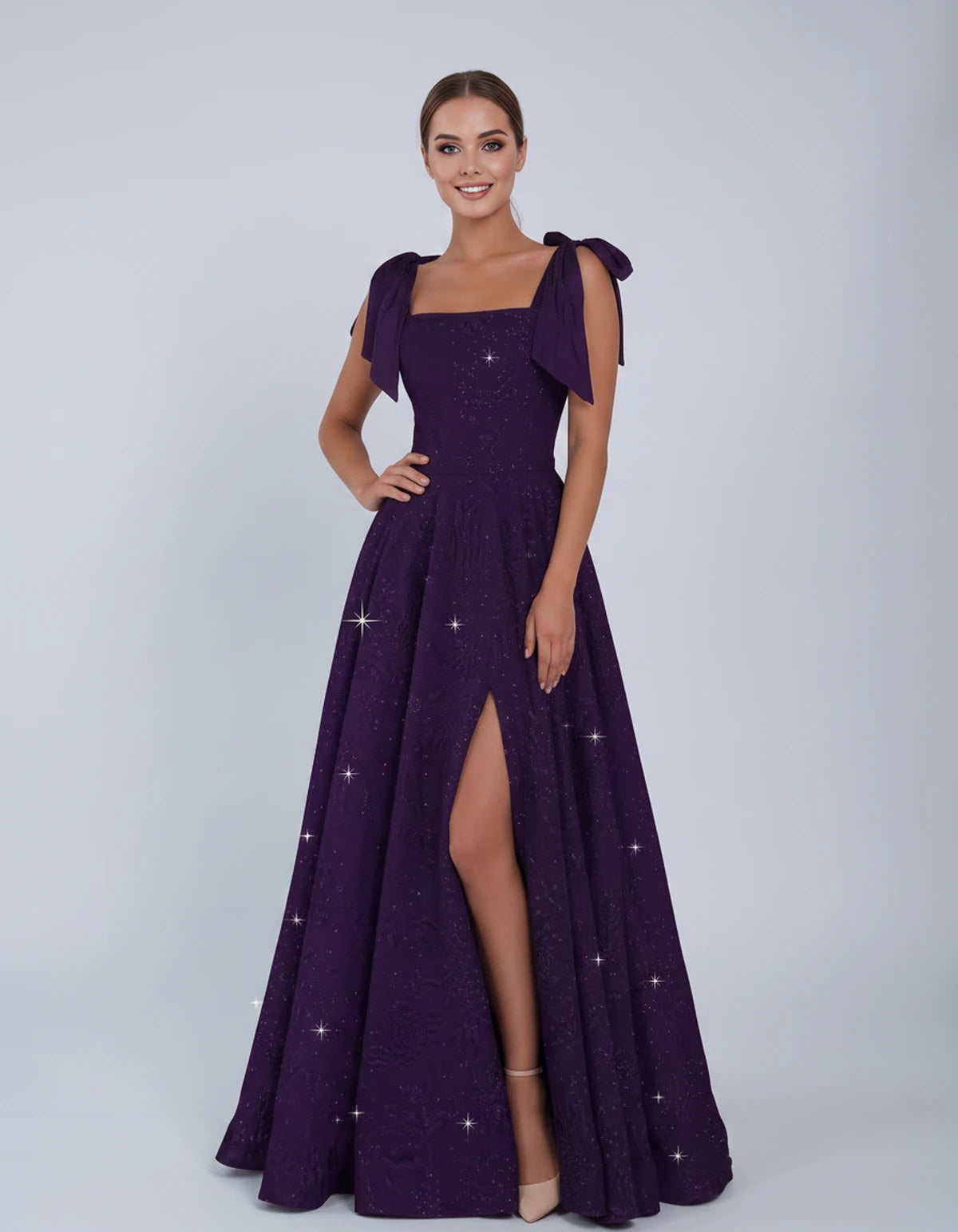 Bellamy Maxi Dress — Purple | SKU: SD-00075-purple-2,SD-00075-purple-4,SD-00075-purple-6,SD-00075-purple-8,SD-00075-purple-10,SD-00075-purple-12,SD-00075-purple-14,SD-00075-purple-16,SD-00075-purple-16W,SD-00075-purple-18W,SD-00075-purple-20W,SD-00075-purple-22W