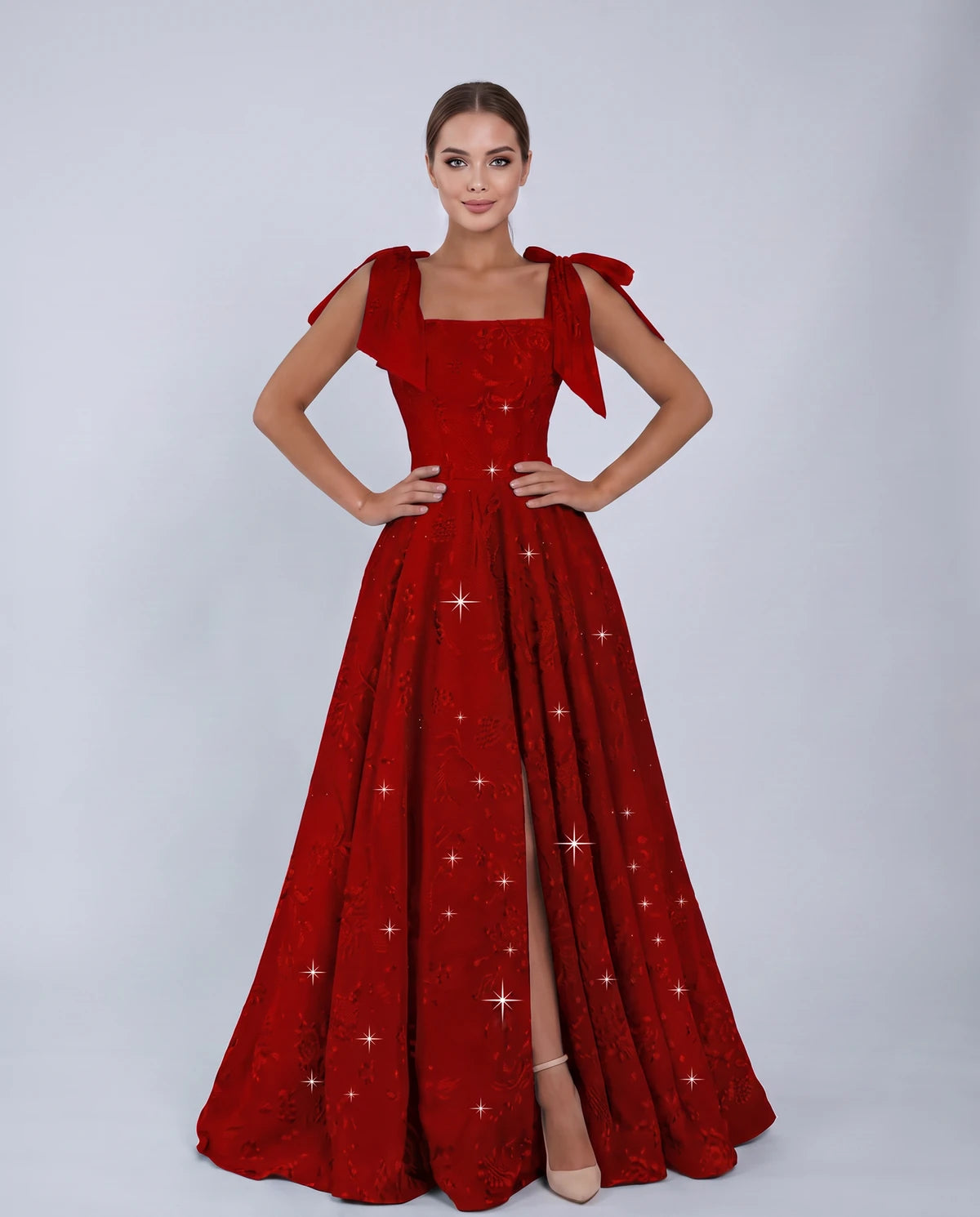 Bellamy Maxi Dress — Red