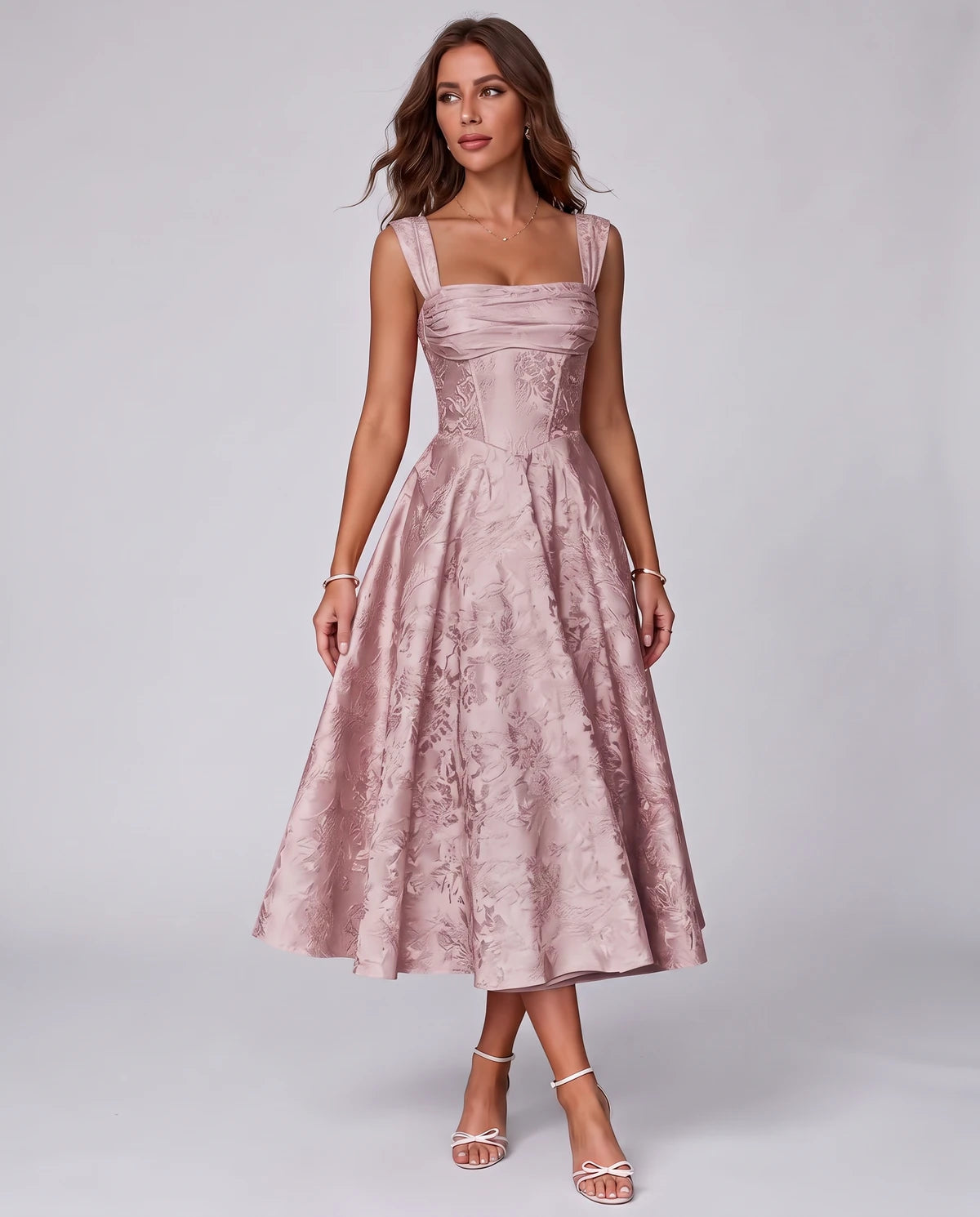 Bellerose Midi Dresses — Dusty Pink