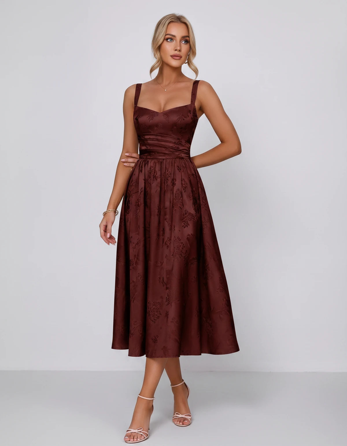 Belvedere Midi Dresses — Burgundy | SKU: SD-84503-burgundy-2,SD-84503-burgundy-4,SD-84503-burgundy-6,SD-84503-burgundy-8,SD-84503-burgundy-10,SD-84503-burgundy-12,SD-84503-burgundy-14,SD-84503-burgundy-16,SD-84503-burgundy-16W,SD-84503-burgundy-18W,SD-84503-burgundy-20W