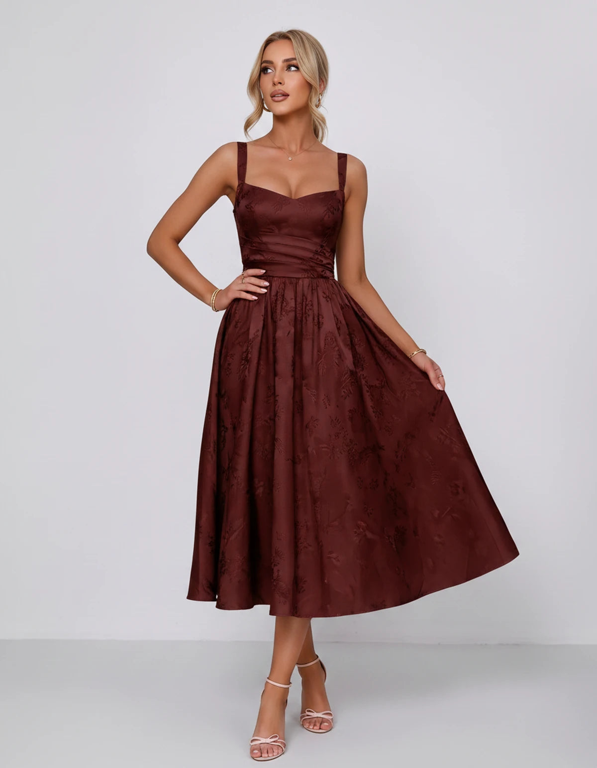Belvedere Midi Dresses — Burgundy | SKU: SD-84503-burgundy-2,SD-84503-burgundy-4,SD-84503-burgundy-6,SD-84503-burgundy-8,SD-84503-burgundy-10,SD-84503-burgundy-12,SD-84503-burgundy-14,SD-84503-burgundy-16,SD-84503-burgundy-16W,SD-84503-burgundy-18W,SD-84503-burgundy-20W