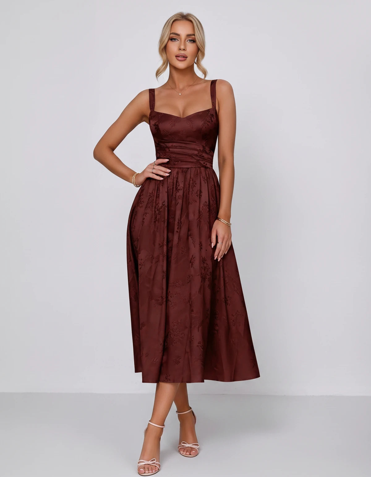 Belvedere Midi Dresses — Burgundy | SKU: SD-84503-burgundy-2,SD-84503-burgundy-4,SD-84503-burgundy-6,SD-84503-burgundy-8,SD-84503-burgundy-10,SD-84503-burgundy-12,SD-84503-burgundy-14,SD-84503-burgundy-16,SD-84503-burgundy-16W,SD-84503-burgundy-18W,SD-84503-burgundy-20W