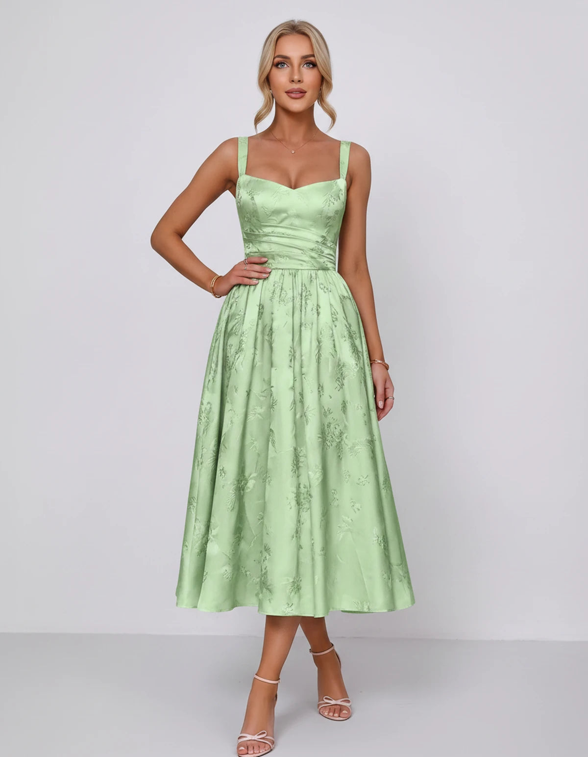 Belvedere Midi Dresses — Mint | SKU: SD-84503-mint-2,SD-84503-mint-4,SD-84503-mint-6,SD-84503-mint-8,SD-84503-mint-10,SD-84503-mint-12,SD-84503-mint-14,SD-84503-mint-16,SD-84503-mint-16W,SD-84503-mint-18W,SD-84503-mint-20W