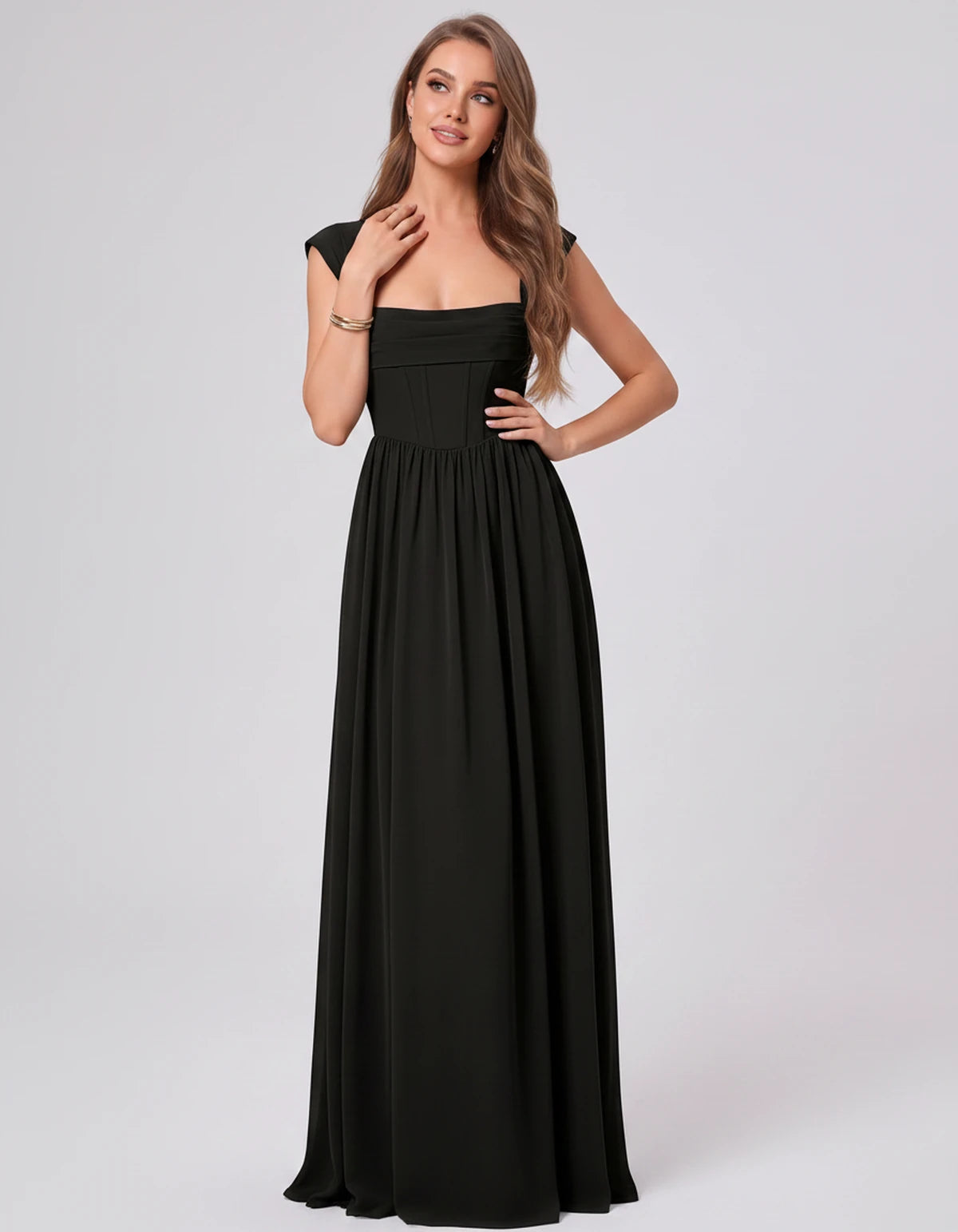 Beryl Maxi Dress — Black | SKU: SD-18542-black-2,SD-18542-black-4,SD-18542-black-6,SD-18542-black-8,SD-18542-black-10,SD-18542-black-12,SD-18542-black-14,SD-18542-black-16,SD-18542-black-16W,SD-18542-black-18W,SD-18542-black-20W,SD-18542-black-22W,SD-18542-black-24W
