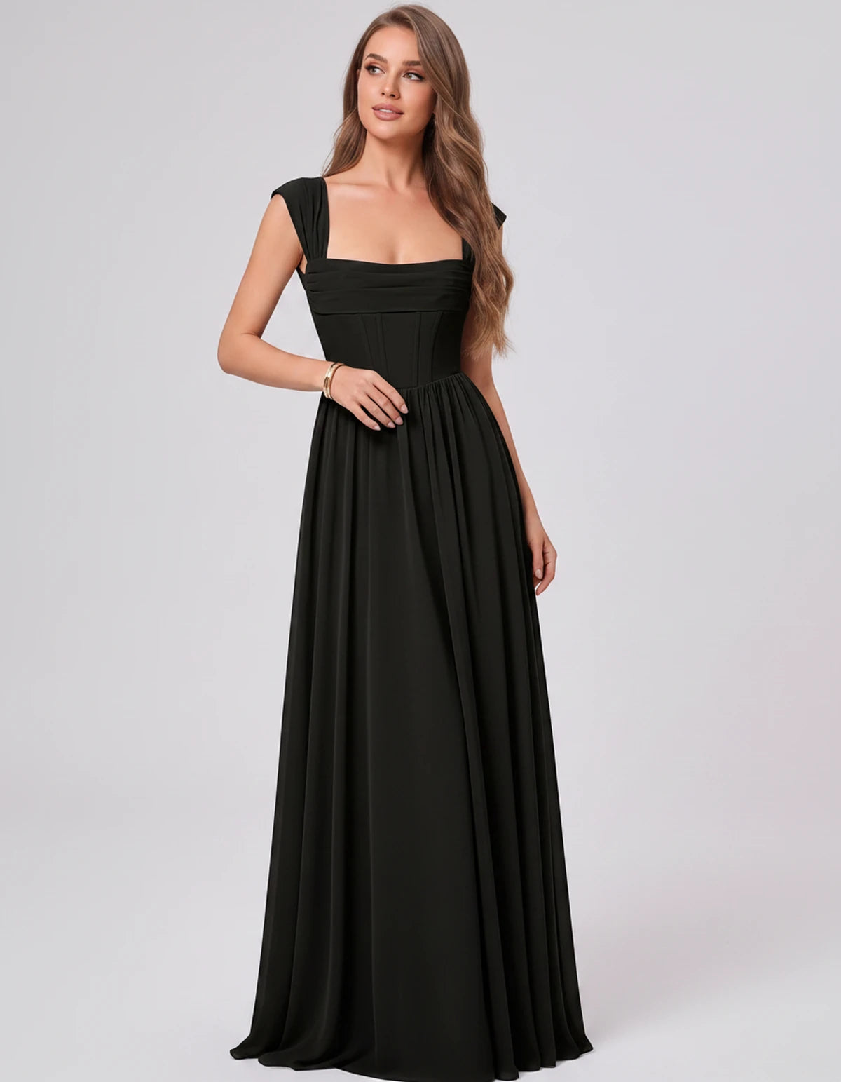 Beryl Maxi Dress — Black | SKU: SD-18542-black-2,SD-18542-black-4,SD-18542-black-6,SD-18542-black-8,SD-18542-black-10,SD-18542-black-12,SD-18542-black-14,SD-18542-black-16,SD-18542-black-16W,SD-18542-black-18W,SD-18542-black-20W,SD-18542-black-22W,SD-18542-black-24W
