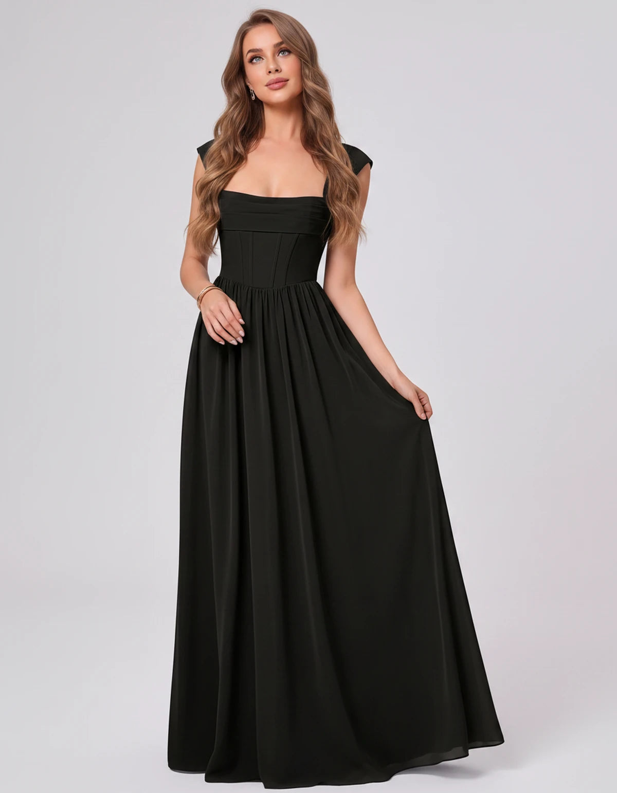 Beryl Maxi Dress — Black | SKU: SD-18542-black-2,SD-18542-black-4,SD-18542-black-6,SD-18542-black-8,SD-18542-black-10,SD-18542-black-12,SD-18542-black-14,SD-18542-black-16,SD-18542-black-16W,SD-18542-black-18W,SD-18542-black-20W,SD-18542-black-22W,SD-18542-black-24W