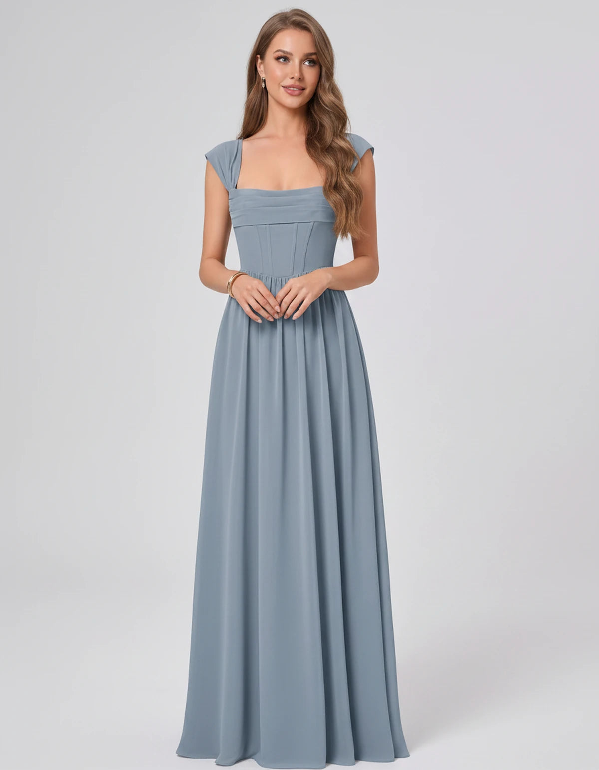 Beryl Maxi Dress — Dusty Blue | SKU: SD-18542-dustyblue-2,SD-18542-dustyblue-4,SD-18542-dustyblue-6,SD-18542-dustyblue-8,SD-18542-dustyblue-10,SD-18542-dustyblue-12,SD-18542-dustyblue-14,SD-18542-dustyblue-16,SD-18542-dustyblue-16W,SD-18542-dustyblue-18W,SD-18542-dustyblue-20W,SD-18542-dustyblue-22W,SD-18542-dustyblue-24W
