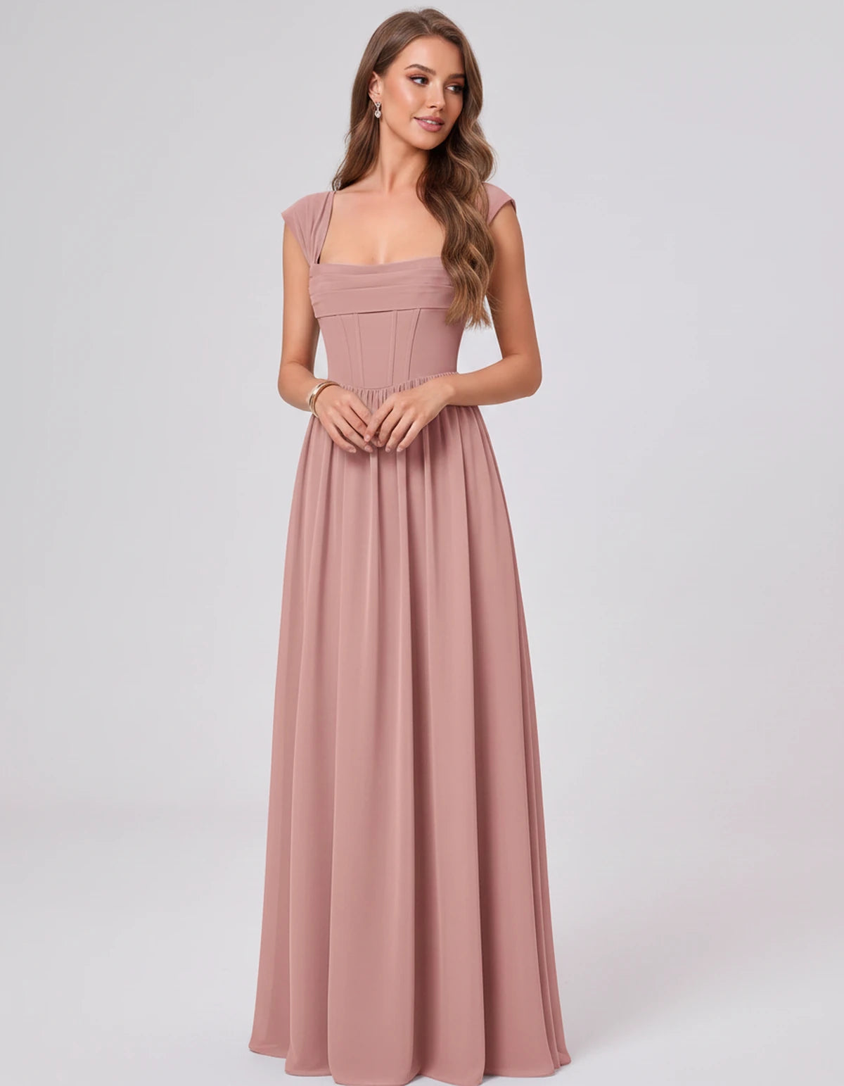Beryl Maxi Dress — Dusty Rose | SKU: SD-18542-dustyrose-2,SD-18542-dustyrose-4,SD-18542-dustyrose-6,SD-18542-dustyrose-8,SD-18542-dustyrose-10,SD-18542-dustyrose-12,SD-18542-dustyrose-14,SD-18542-dustyrose-16,SD-18542-dustyrose-16W,SD-18542-dustyrose-18W,SD-18542-dustyrose-20W,SD-18542-dustyrose-22W,SD-18542-dustyrose-24W