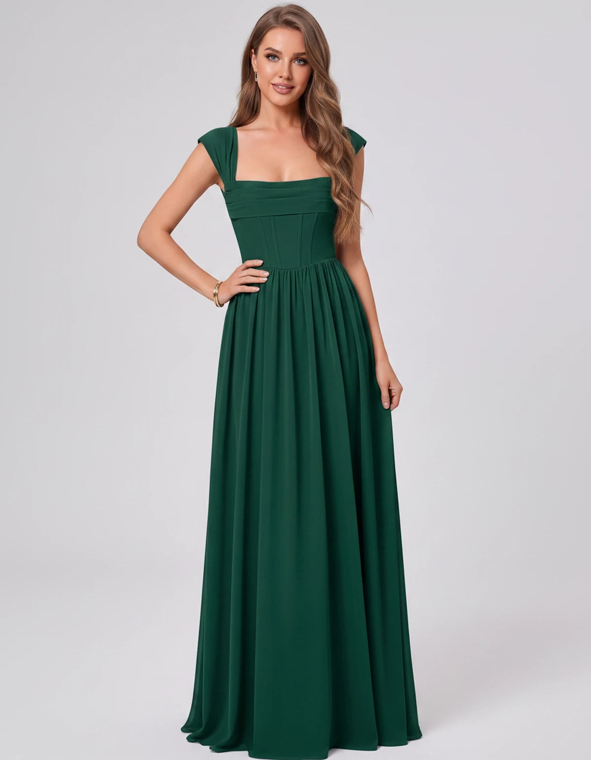 Beryl Maxi Dress — Green | SKU: SD-18542-green-2,SD-18542-green-4,SD-18542-green-6,SD-18542-green-8,SD-18542-green-10,SD-18542-green-12,SD-18542-green-14,SD-18542-green-16,SD-18542-green-16W,SD-18542-green-18W,SD-18542-green-20W,SD-18542-green-22W,SD-18542-green-24W