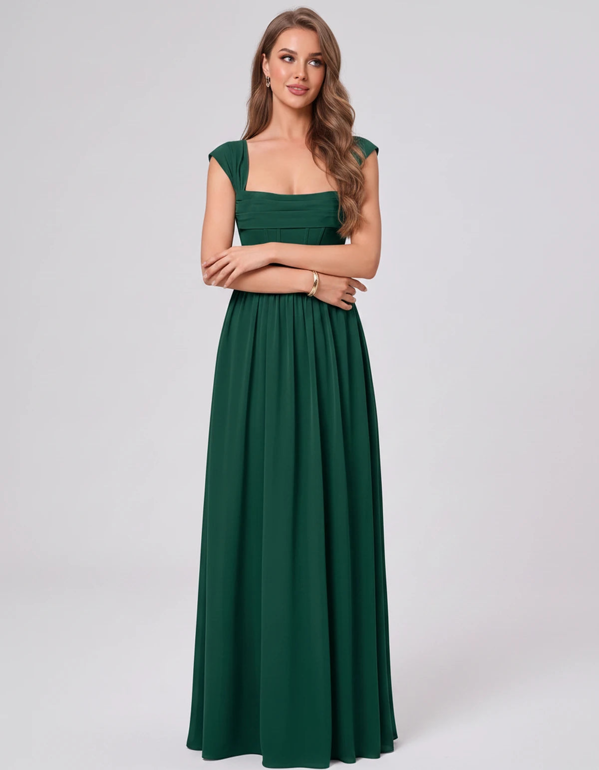 Beryl Maxi Dress — Green | SKU: SD-18542-green-2,SD-18542-green-4,SD-18542-green-6,SD-18542-green-8,SD-18542-green-10,SD-18542-green-12,SD-18542-green-14,SD-18542-green-16,SD-18542-green-16W,SD-18542-green-18W,SD-18542-green-20W,SD-18542-green-22W,SD-18542-green-24W