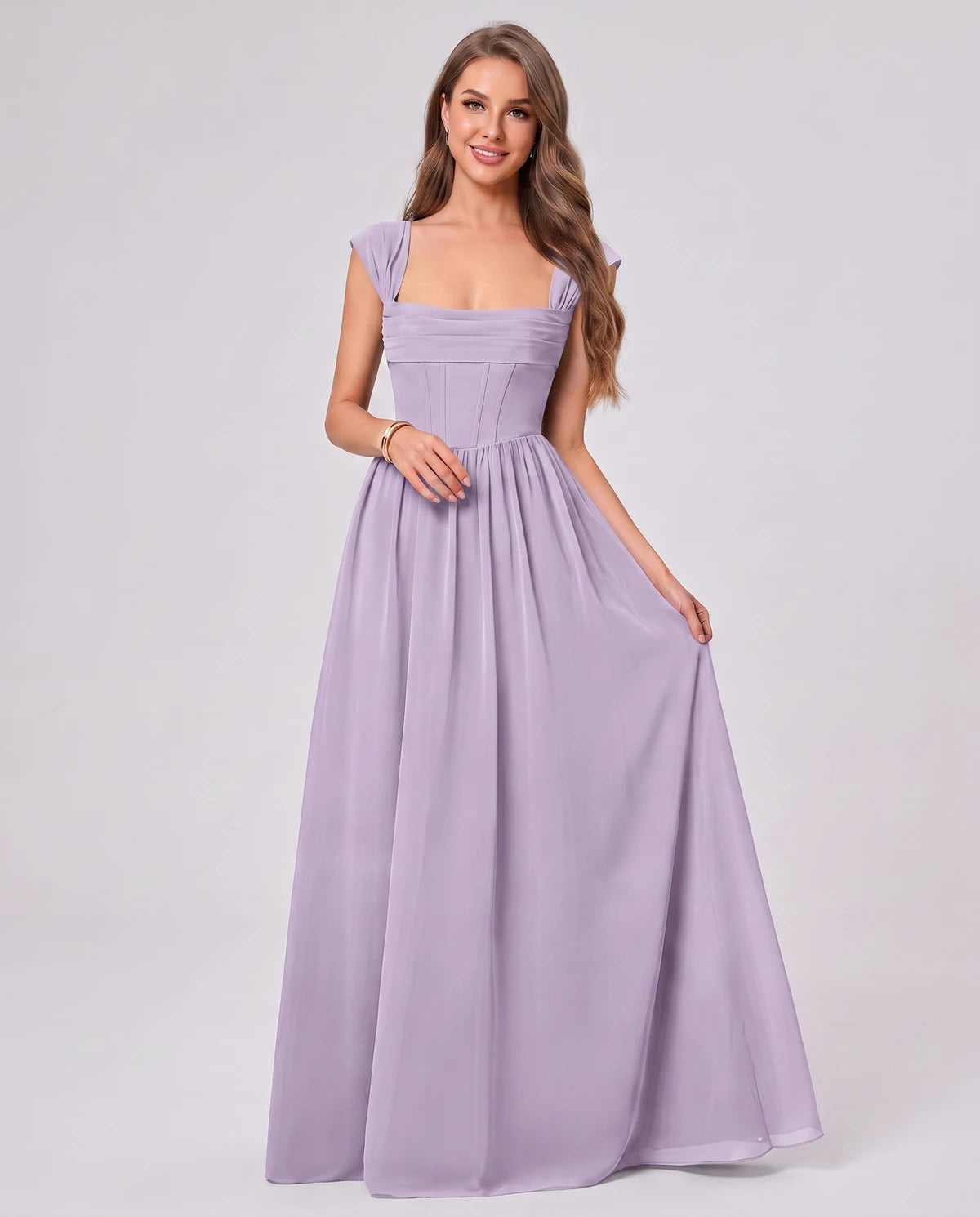 Beryl Maxi Dress — Lavender