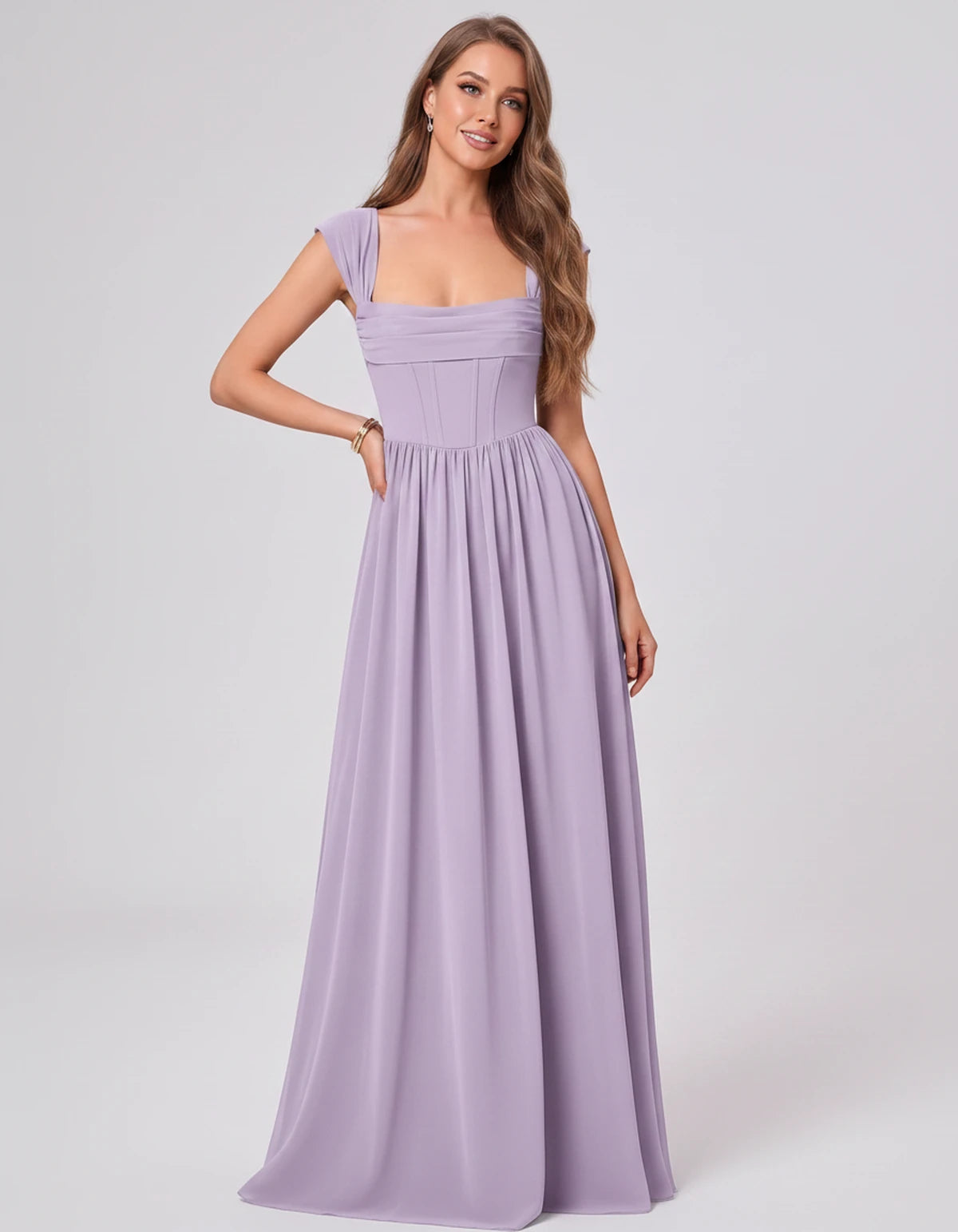 Beryl Maxi Dress — Lavender | SKU: SD-18542-lavender-2,SD-18542-lavender-4,SD-18542-lavender-6,SD-18542-lavender-8,SD-18542-lavender-10,SD-18542-lavender-12,SD-18542-lavender-14,SD-18542-lavender-16,SD-18542-lavender-16W,SD-18542-lavender-18W,SD-18542-lavender-20W,SD-18542-lavender-22W,SD-18542-lavender-24W