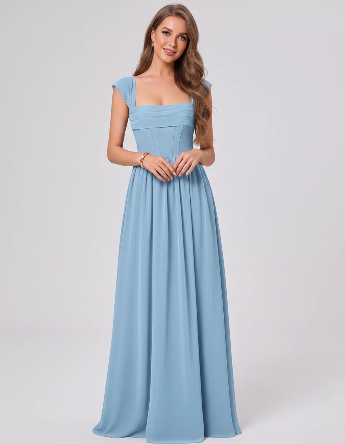 Beryl Maxi Dress — Sky Blue | SKU: SD-18542-skyblue-2,SD-18542-skyblue-4,SD-18542-skyblue-6,SD-18542-skyblue-8,SD-18542-skyblue-10,SD-18542-skyblue-12,SD-18542-skyblue-14,SD-18542-skyblue-16,SD-18542-skyblue-16W,SD-18542-skyblue-18W,SD-18542-skyblue-20W,SD-18542-skyblue-22W,SD-18542-skyblue-24W