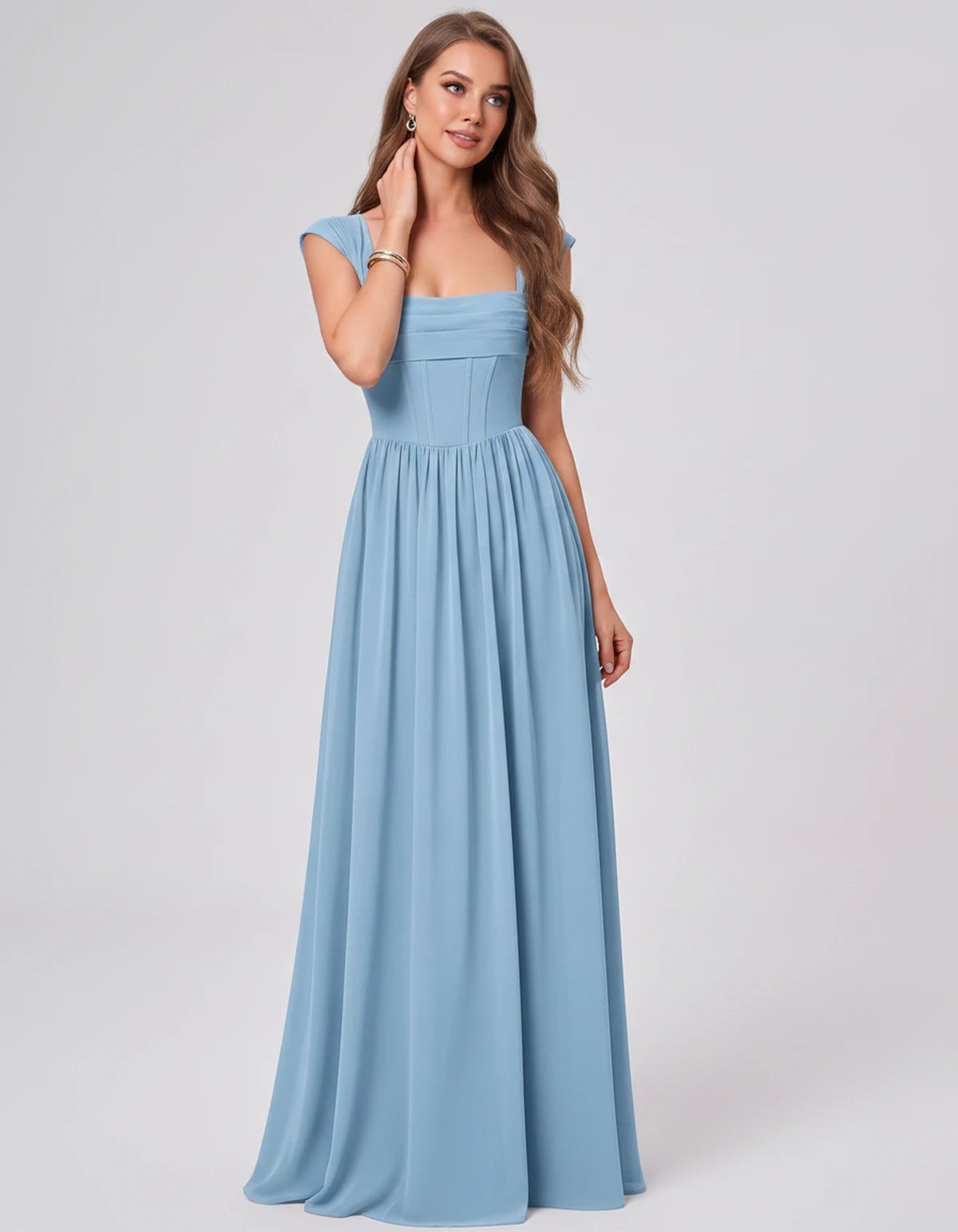 Beryl Maxi Dress — Sky Blue | SKU: SD-18542-skyblue-2,SD-18542-skyblue-4,SD-18542-skyblue-6,SD-18542-skyblue-8,SD-18542-skyblue-10,SD-18542-skyblue-12,SD-18542-skyblue-14,SD-18542-skyblue-16,SD-18542-skyblue-16W,SD-18542-skyblue-18W,SD-18542-skyblue-20W,SD-18542-skyblue-22W,SD-18542-skyblue-24W