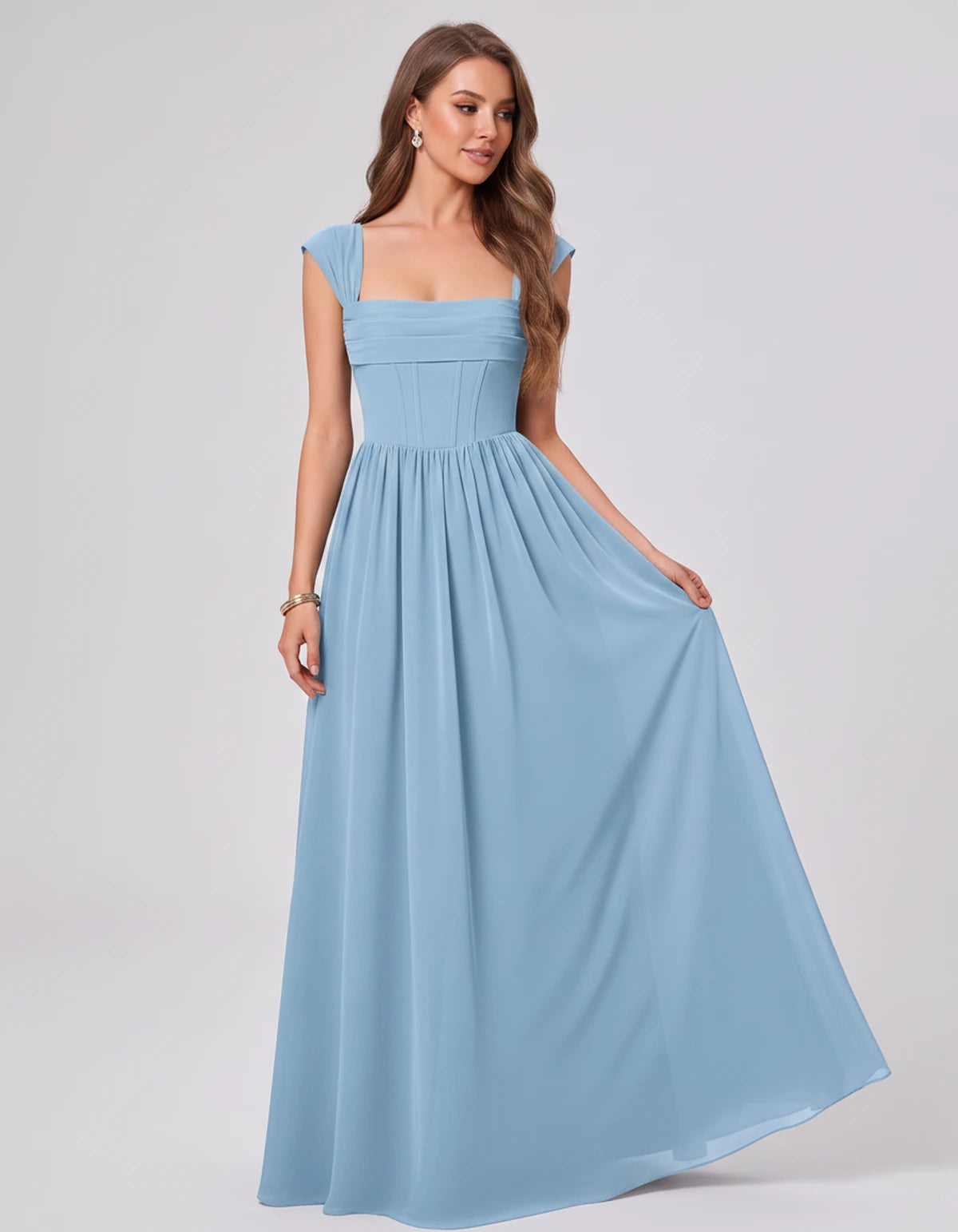 Beryl Maxi Dress — Sky Blue | SKU: SD-18542-skyblue-2,SD-18542-skyblue-4,SD-18542-skyblue-6,SD-18542-skyblue-8,SD-18542-skyblue-10,SD-18542-skyblue-12,SD-18542-skyblue-14,SD-18542-skyblue-16,SD-18542-skyblue-16W,SD-18542-skyblue-18W,SD-18542-skyblue-20W,SD-18542-skyblue-22W,SD-18542-skyblue-24W