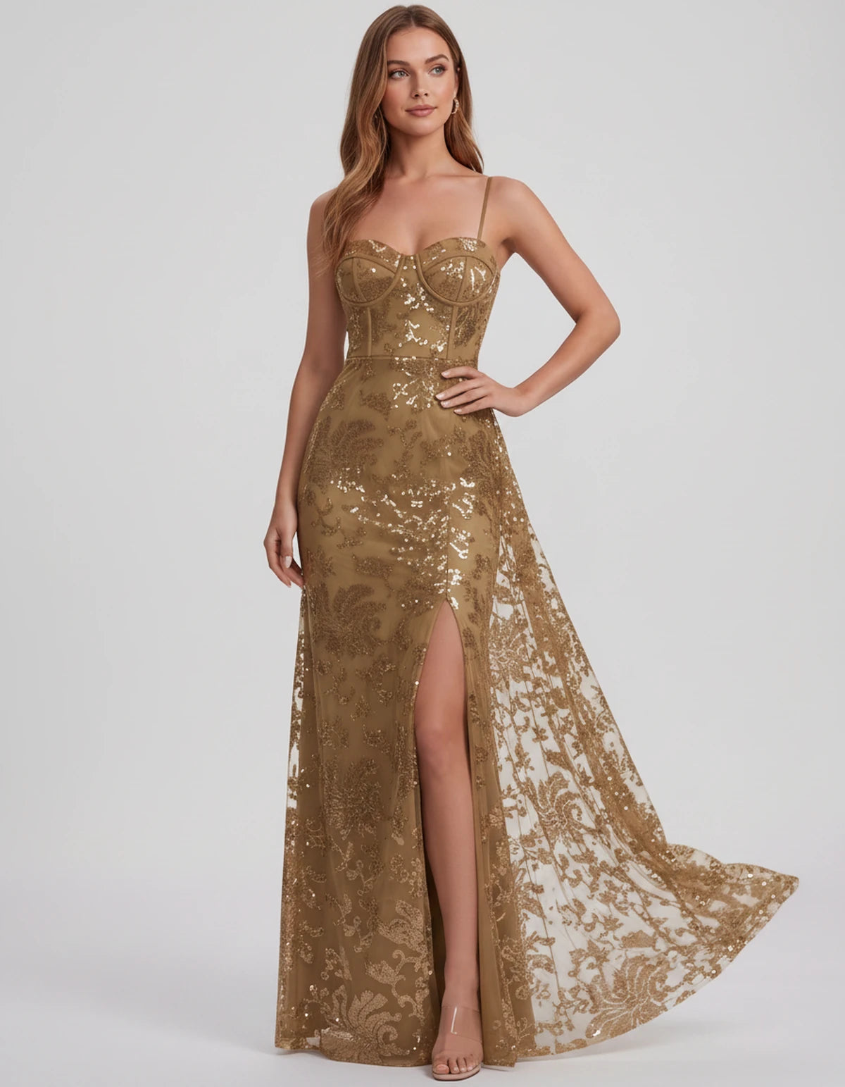 Bexley Maxi Dress — Brown | SKU: SD-15030-brown-2,SD-15030-brown-4,SD-15030-brown-6,SD-15030-brown-8,SD-15030-brown-10,SD-15030-brown-12,SD-15030-brown-14,SD-15030-brown-16,SD-15030-brown-16W,SD-15030-brown-18W,SD-15030-brown-20W,SD-15030-brown-22W,SD-15030-brown-24W