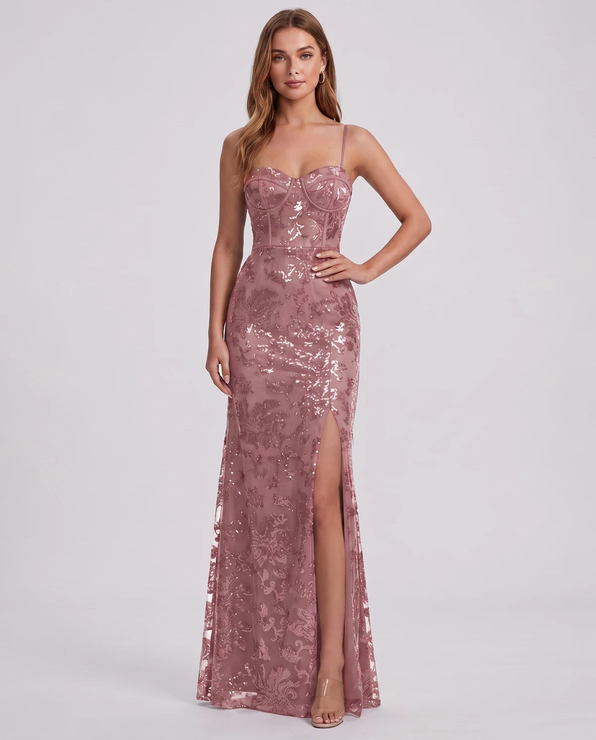 Bexley Maxi Dress — Dusty Rose