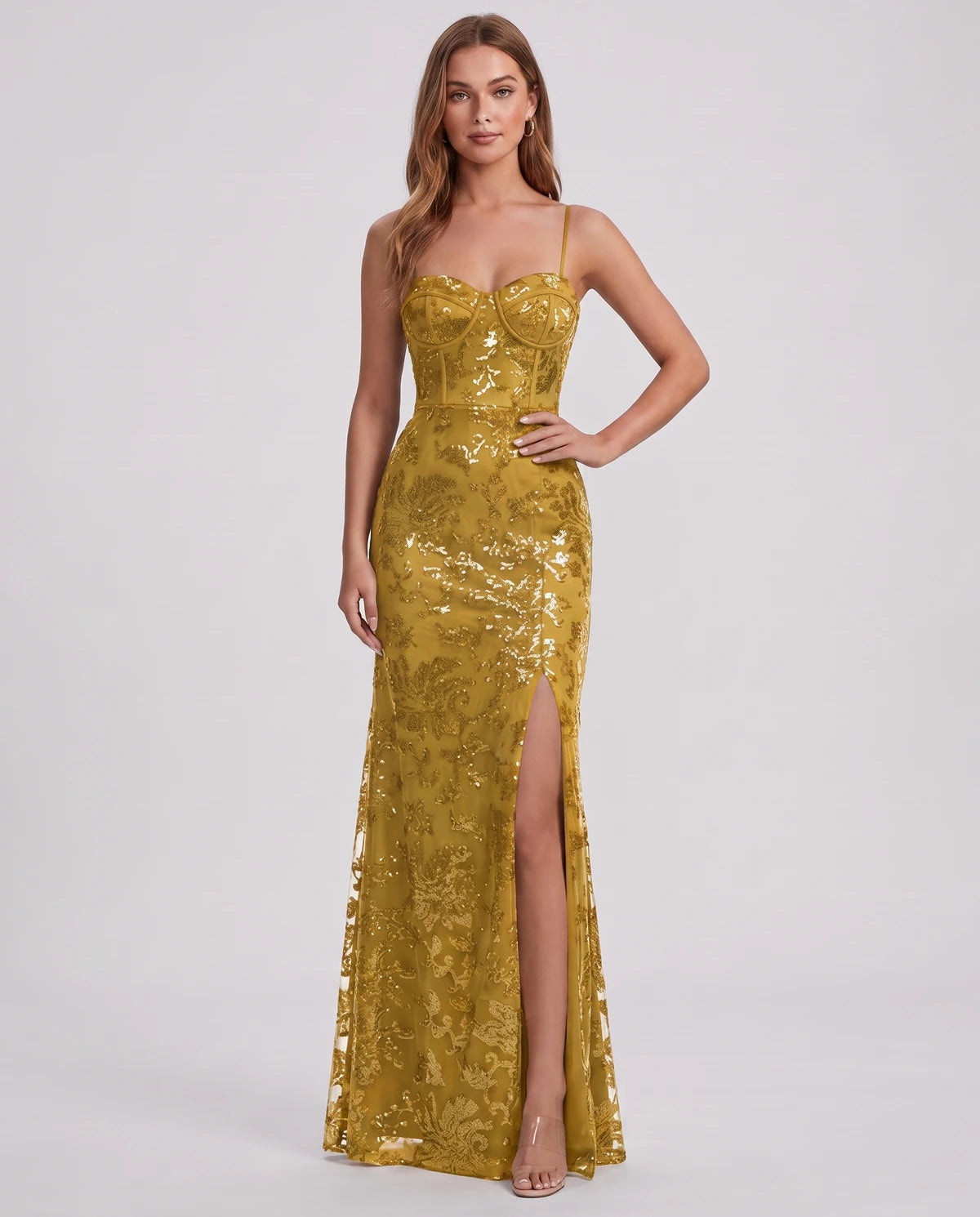Bexley Maxi Dress — Gold