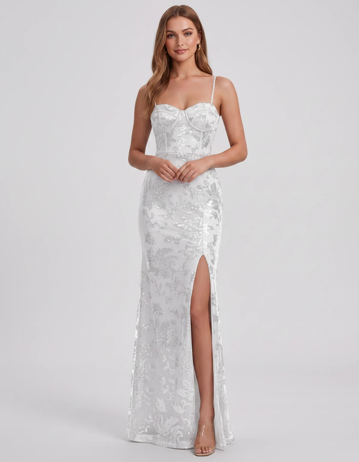 Bexley Maxi Dress — Ivory | SKU: SD-15030-ivory-2,SD-15030-ivory-4,SD-15030-ivory-6,SD-15030-ivory-8,SD-15030-ivory-10,SD-15030-ivory-12,SD-15030-ivory-14,SD-15030-ivory-16,SD-15030-ivory-16W,SD-15030-ivory-18W,SD-15030-ivory-20W,SD-15030-ivory-22W,SD-15030-ivory-24W