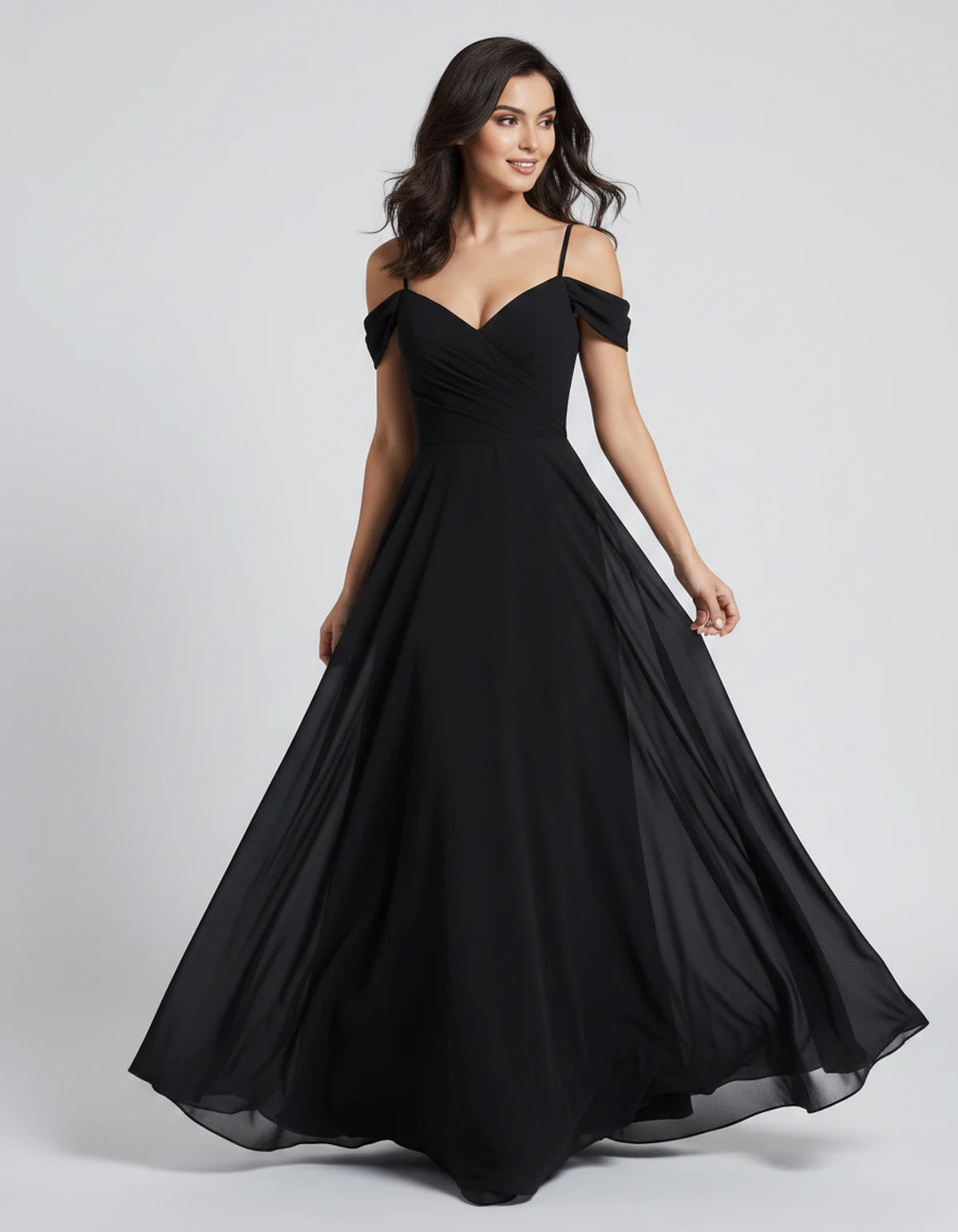 Biarritz Maxi Dress — Black | SKU: SD-64181-black-2,SD-64181-black-4,SD-64181-black-6,SD-64181-black-8,SD-64181-black-10,SD-64181-black-12,SD-64181-black-14,SD-64181-black-16,SD-64181-black-16W,SD-64181-black-18W,SD-64181-black-20W,SD-64181-black-22W