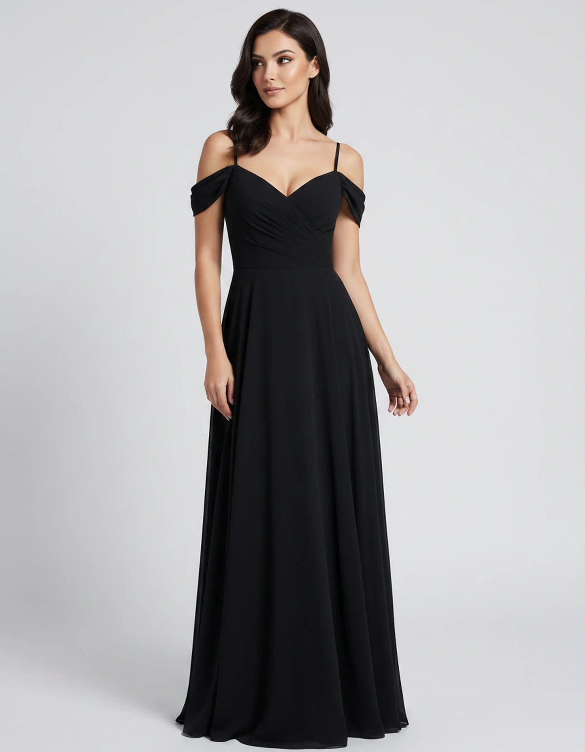 Biarritz Maxi Dress — Black | SKU: SD-64181-black-2,SD-64181-black-4,SD-64181-black-6,SD-64181-black-8,SD-64181-black-10,SD-64181-black-12,SD-64181-black-14,SD-64181-black-16,SD-64181-black-16W,SD-64181-black-18W,SD-64181-black-20W,SD-64181-black-22W