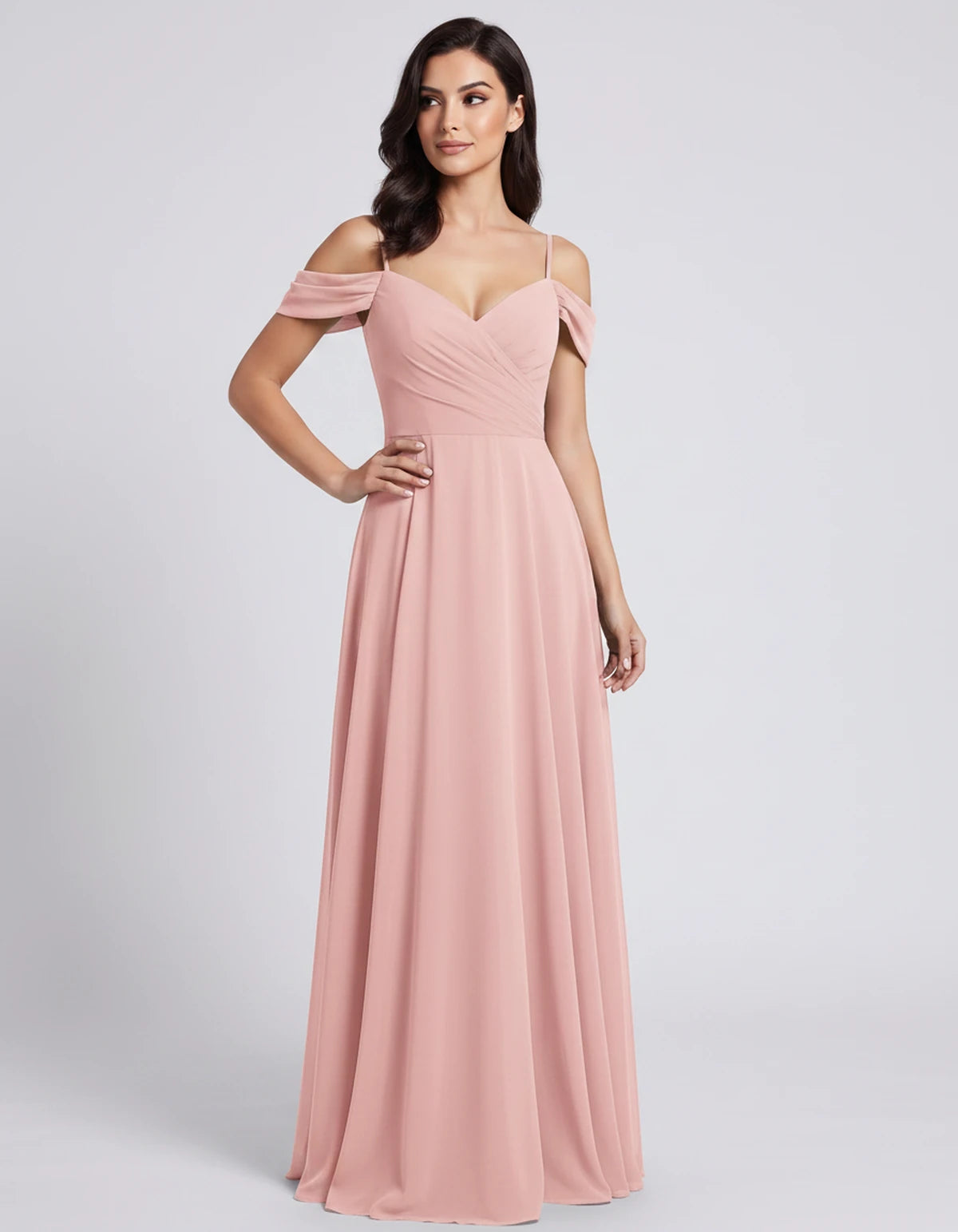 Biarritz Maxi Dress — Pink | SKU: SD-64181-pink-2,SD-64181-pink-4,SD-64181-pink-6,SD-64181-pink-8,SD-64181-pink-10,SD-64181-pink-12,SD-64181-pink-14,SD-64181-pink-16,SD-64181-pink-16W,SD-64181-pink-18W,SD-64181-pink-20W,SD-64181-pink-22W