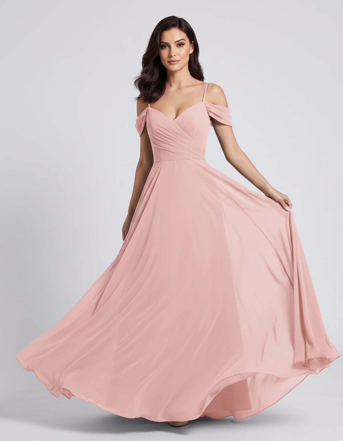 Biarritz Maxi Dress — Pink | SKU: SD-64181-pink-2,SD-64181-pink-4,SD-64181-pink-6,SD-64181-pink-8,SD-64181-pink-10,SD-64181-pink-12,SD-64181-pink-14,SD-64181-pink-16,SD-64181-pink-16W,SD-64181-pink-18W,SD-64181-pink-20W,SD-64181-pink-22W