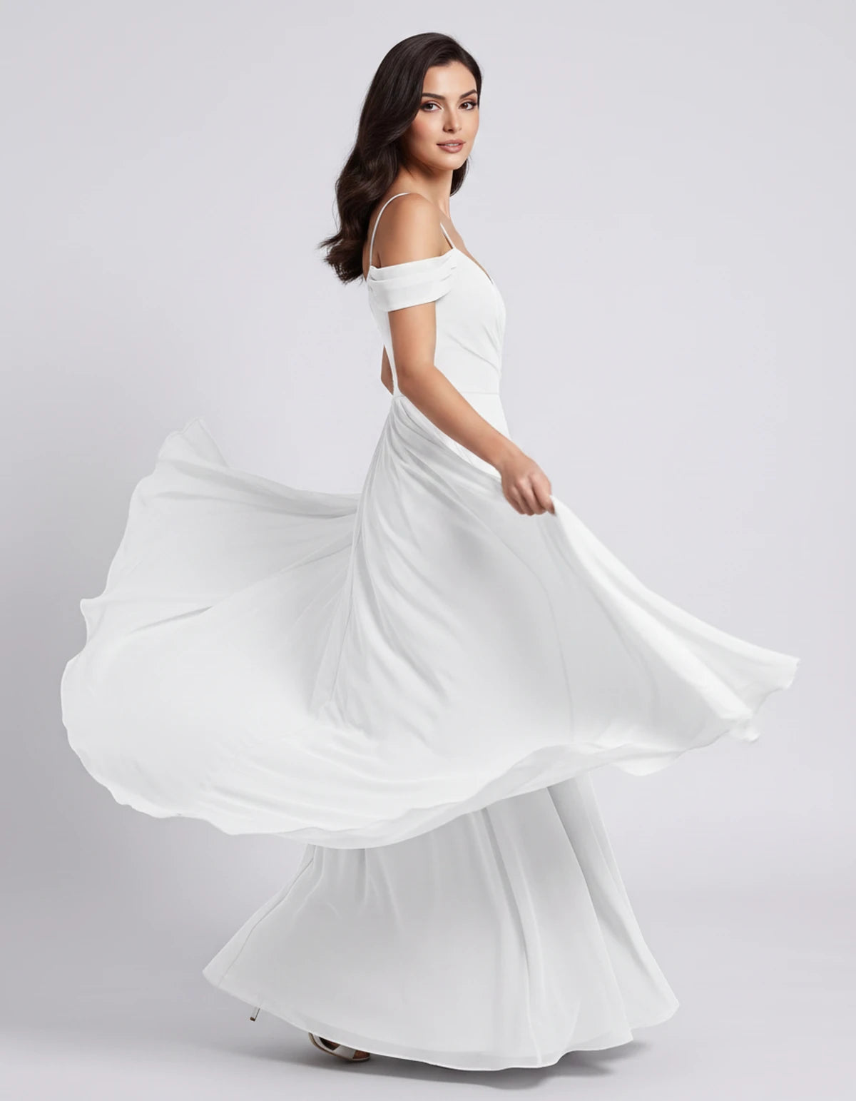 Biarritz Maxi Dress — White | SKU: SD-64181-white-2,SD-64181-white-4,SD-64181-white-6,SD-64181-white-8,SD-64181-white-10,SD-64181-white-12,SD-64181-white-14,SD-64181-white-16,SD-64181-white-16W,SD-64181-white-18W,SD-64181-white-20W,SD-64181-white-22W