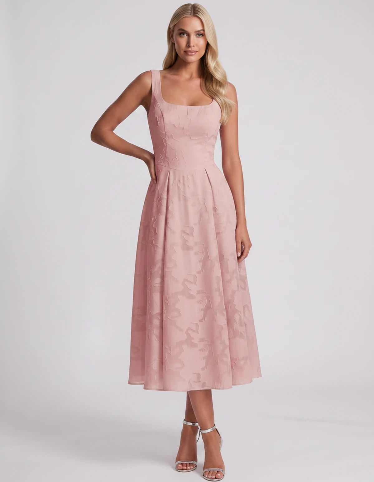 Blanchette Midi Dresses — Blush Pink | SKU: SD-79480-blushpink-2,SD-79480-blushpink-4,SD-79480-blushpink-6,SD-79480-blushpink-8,SD-79480-blushpink-10,SD-79480-blushpink-12,SD-79480-blushpink-14,SD-79480-blushpink-16,SD-79480-blushpink-16W,SD-79480-blushpink-18W,SD-79480-blushpink-20W,SD-79480-blushpink-22W,SD-79480-blushpink-24W