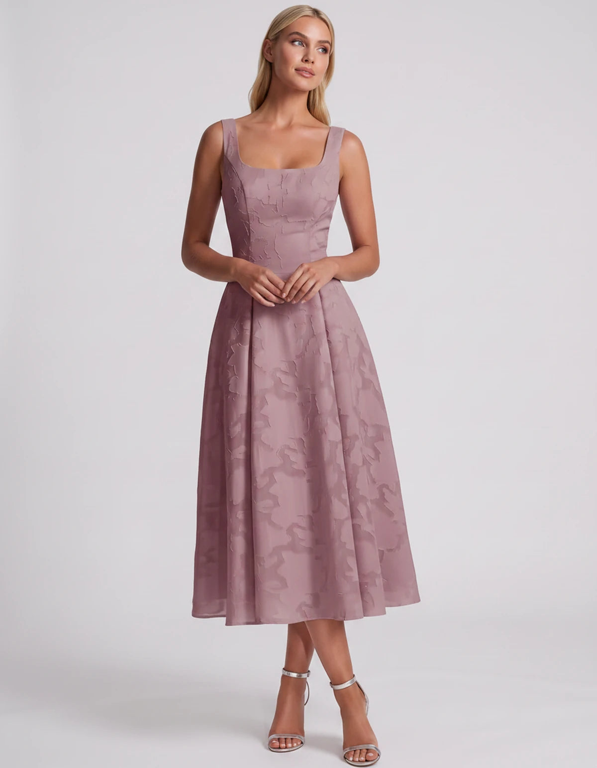 Blanchette Midi Dresses — Dusty Pink | SKU: SD-79480-dustypink-2,SD-79480-dustypink-4,SD-79480-dustypink-6,SD-79480-dustypink-8,SD-79480-dustypink-10,SD-79480-dustypink-12,SD-79480-dustypink-14,SD-79480-dustypink-16,SD-79480-dustypink-16W,SD-79480-dustypink-18W,SD-79480-dustypink-20W,SD-79480-dustypink-22W,SD-79480-dustypink-24W