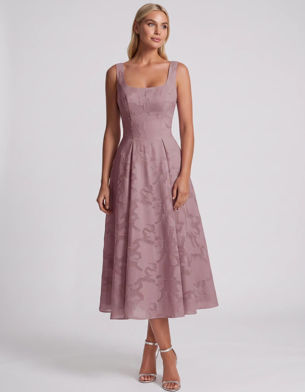 Blanchette Midi Dresses — Dusty Pink | SKU: SD-79480-dustypink-2,SD-79480-dustypink-4,SD-79480-dustypink-6,SD-79480-dustypink-8,SD-79480-dustypink-10,SD-79480-dustypink-12,SD-79480-dustypink-14,SD-79480-dustypink-16,SD-79480-dustypink-16W,SD-79480-dustypink-18W,SD-79480-dustypink-20W,SD-79480-dustypink-22W,SD-79480-dustypink-24W