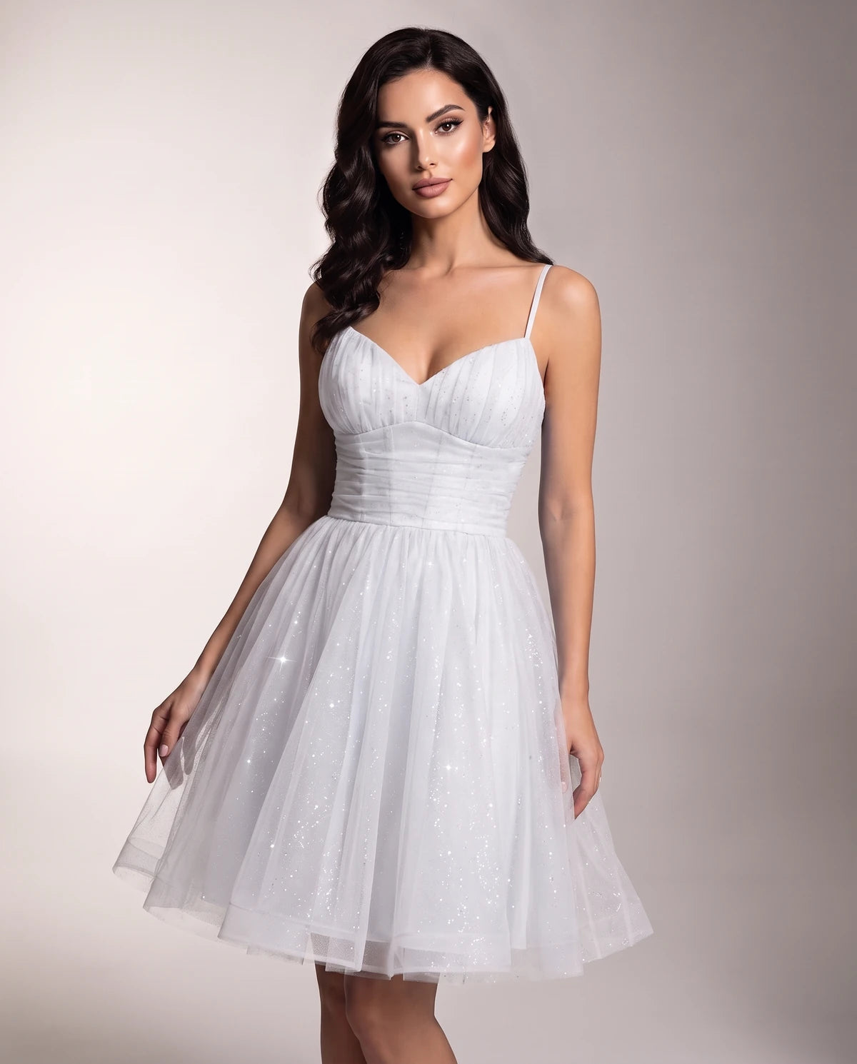 Brienne Mini Dress — White
