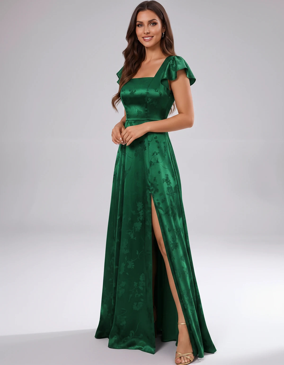 Briony Maxi Dress — Green | SKU: SD-73784-green-2,SD-73784-green-4,SD-73784-green-6,SD-73784-green-8,SD-73784-green-10,SD-73784-green-12,SD-73784-green-14,SD-73784-green-16,SD-73784-green-16W,SD-73784-green-18W,SD-73784-green-20W,SD-73784-green-22W