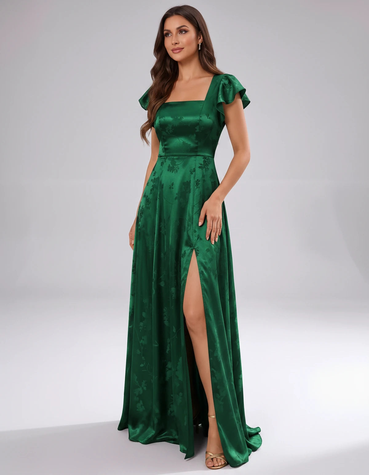 Briony Maxi Dress — Green | SKU: SD-73784-green-2,SD-73784-green-4,SD-73784-green-6,SD-73784-green-8,SD-73784-green-10,SD-73784-green-12,SD-73784-green-14,SD-73784-green-16,SD-73784-green-16W,SD-73784-green-18W,SD-73784-green-20W,SD-73784-green-22W