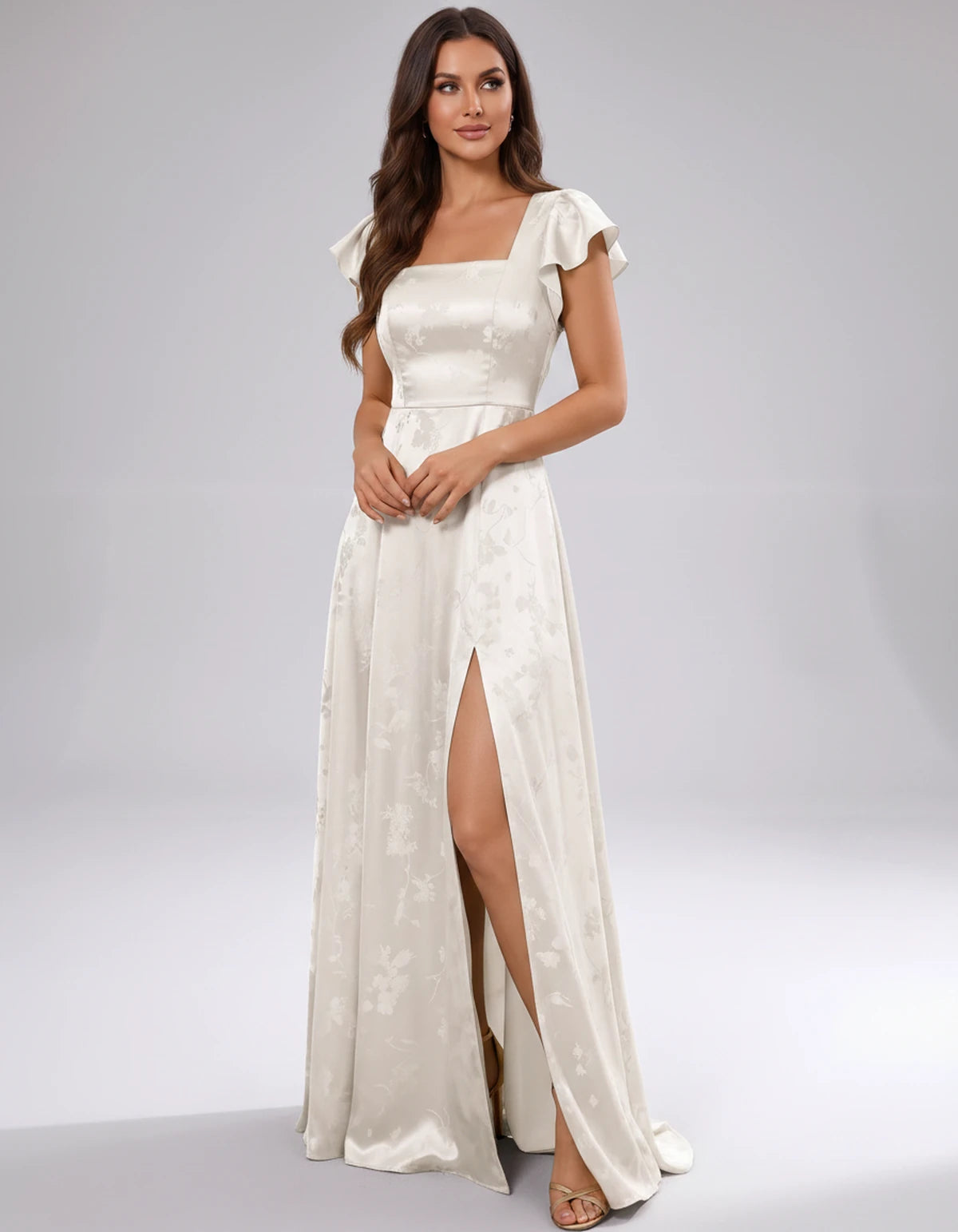 Briony Maxi Dress — Ivory | SKU: SD-73784-ivory-2,SD-73784-ivory-4,SD-73784-ivory-6,SD-73784-ivory-8,SD-73784-ivory-10,SD-73784-ivory-12,SD-73784-ivory-14,SD-73784-ivory-16,SD-73784-ivory-16W,SD-73784-ivory-18W,SD-73784-ivory-20W,SD-73784-ivory-22W