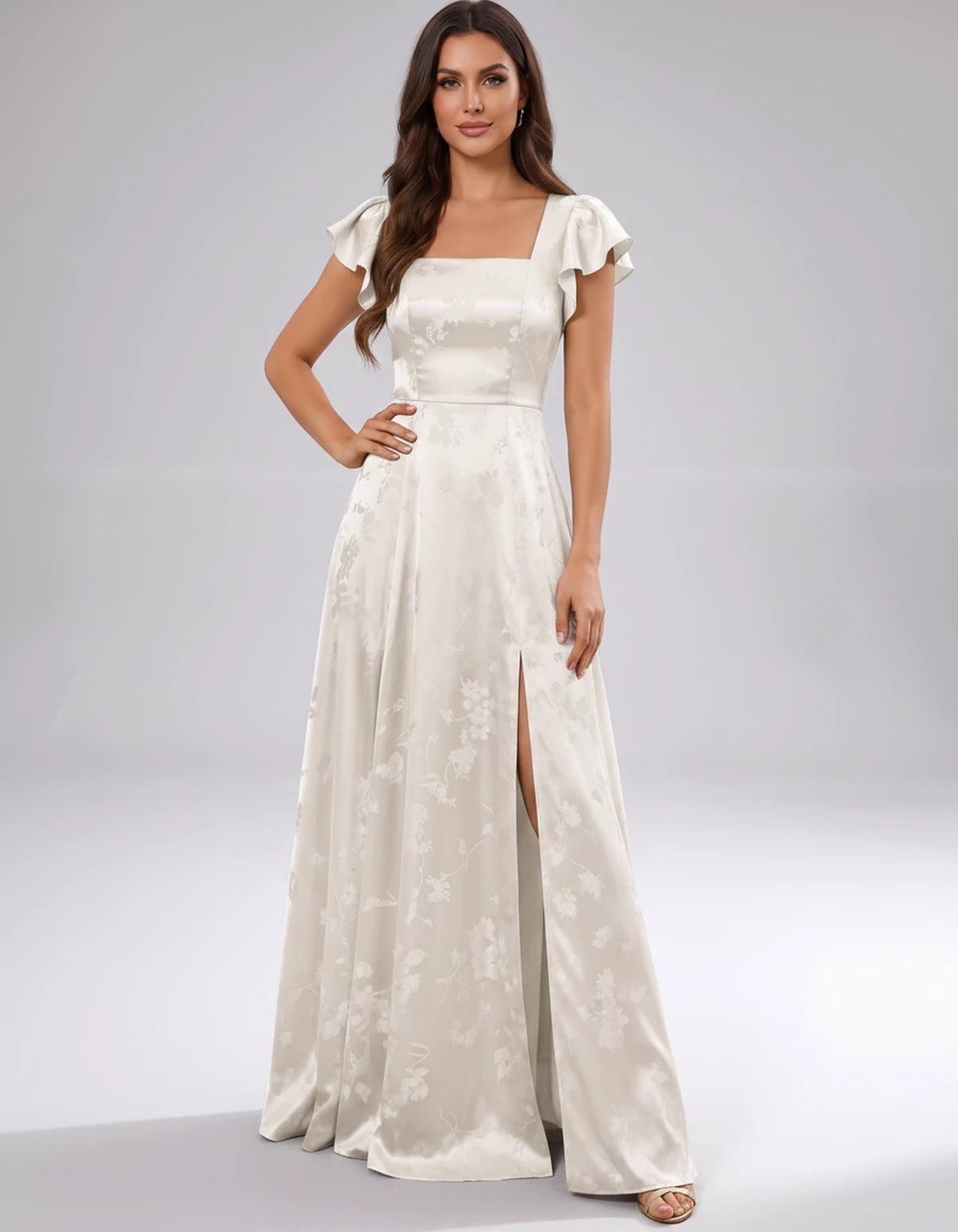 Briony Maxi Dress — Ivory | SKU: SD-73784-ivory-2,SD-73784-ivory-4,SD-73784-ivory-6,SD-73784-ivory-8,SD-73784-ivory-10,SD-73784-ivory-12,SD-73784-ivory-14,SD-73784-ivory-16,SD-73784-ivory-16W,SD-73784-ivory-18W,SD-73784-ivory-20W,SD-73784-ivory-22W