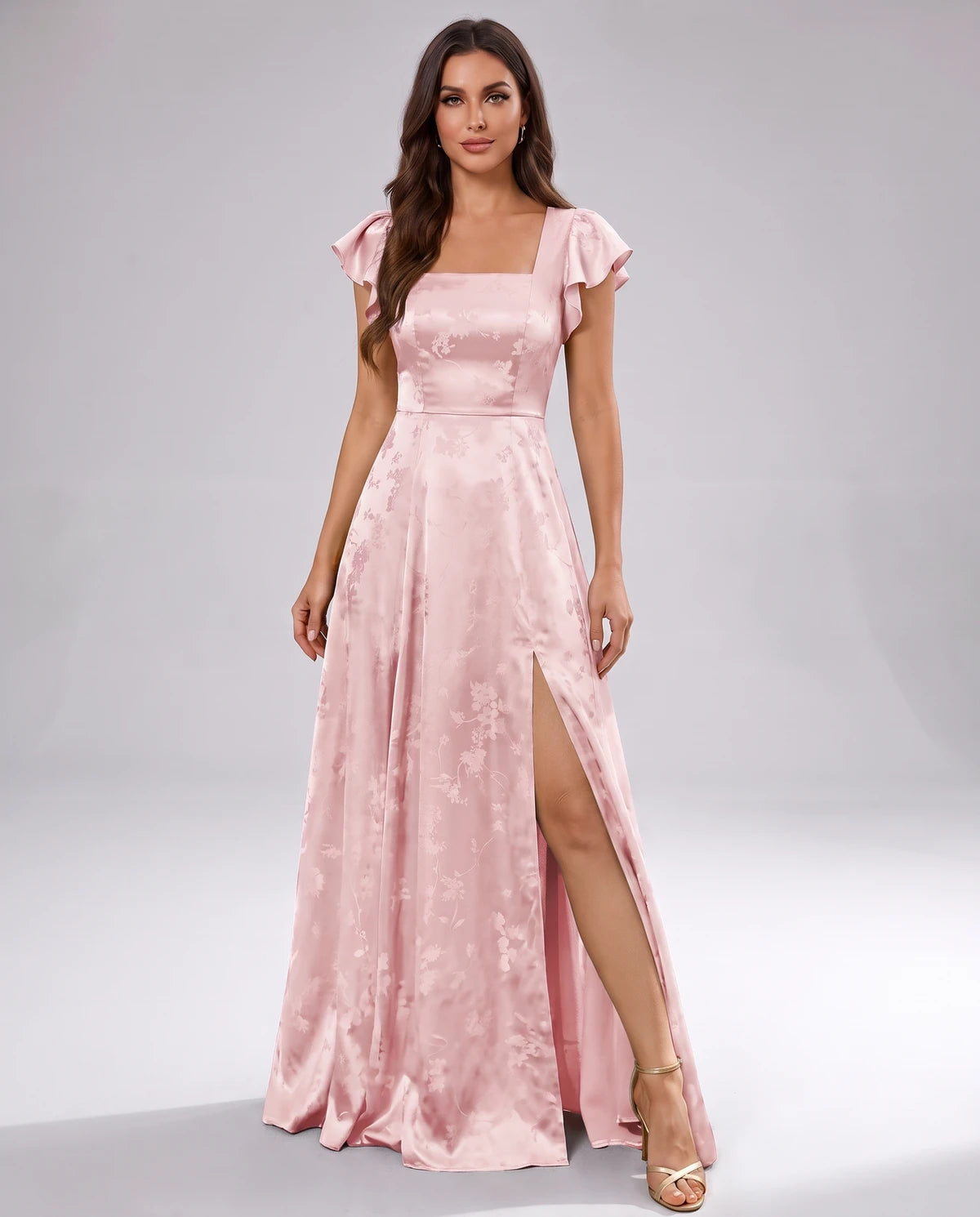 Briony Maxi Dress — Light Pink