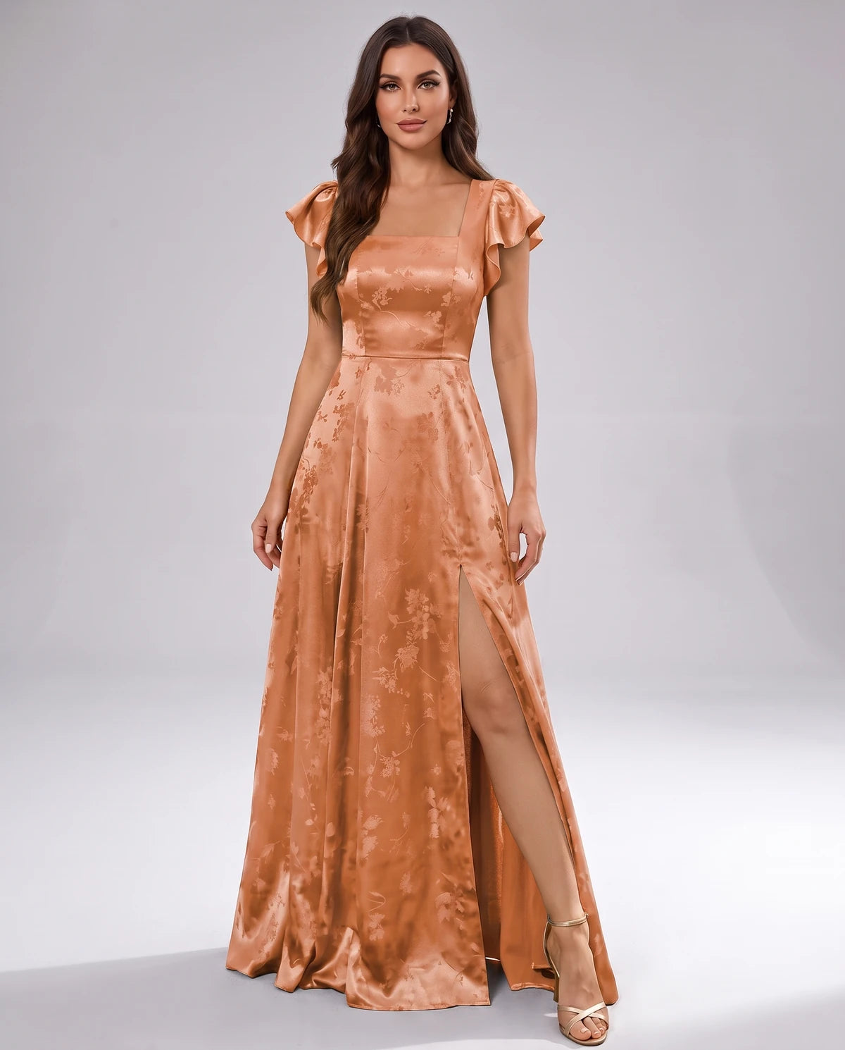 Briony Maxi Dress — Orange