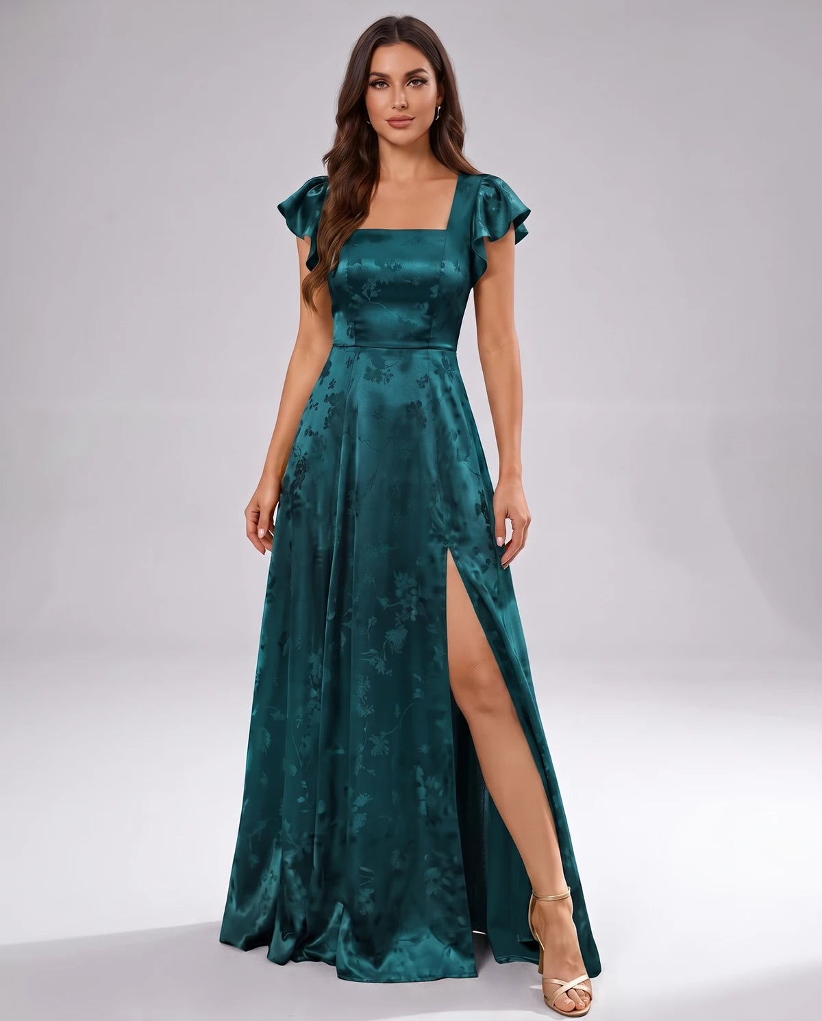 Briony Maxi Dress — Peacock