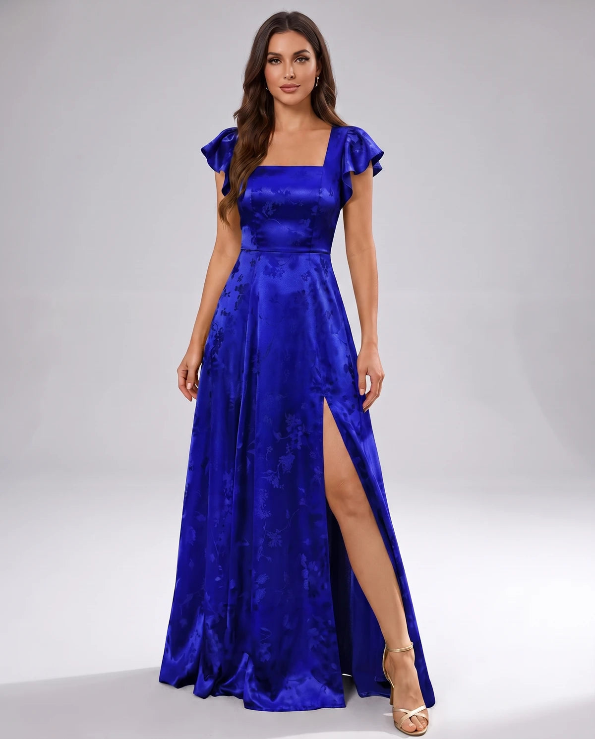 Briony Maxi Dress — Royal blue