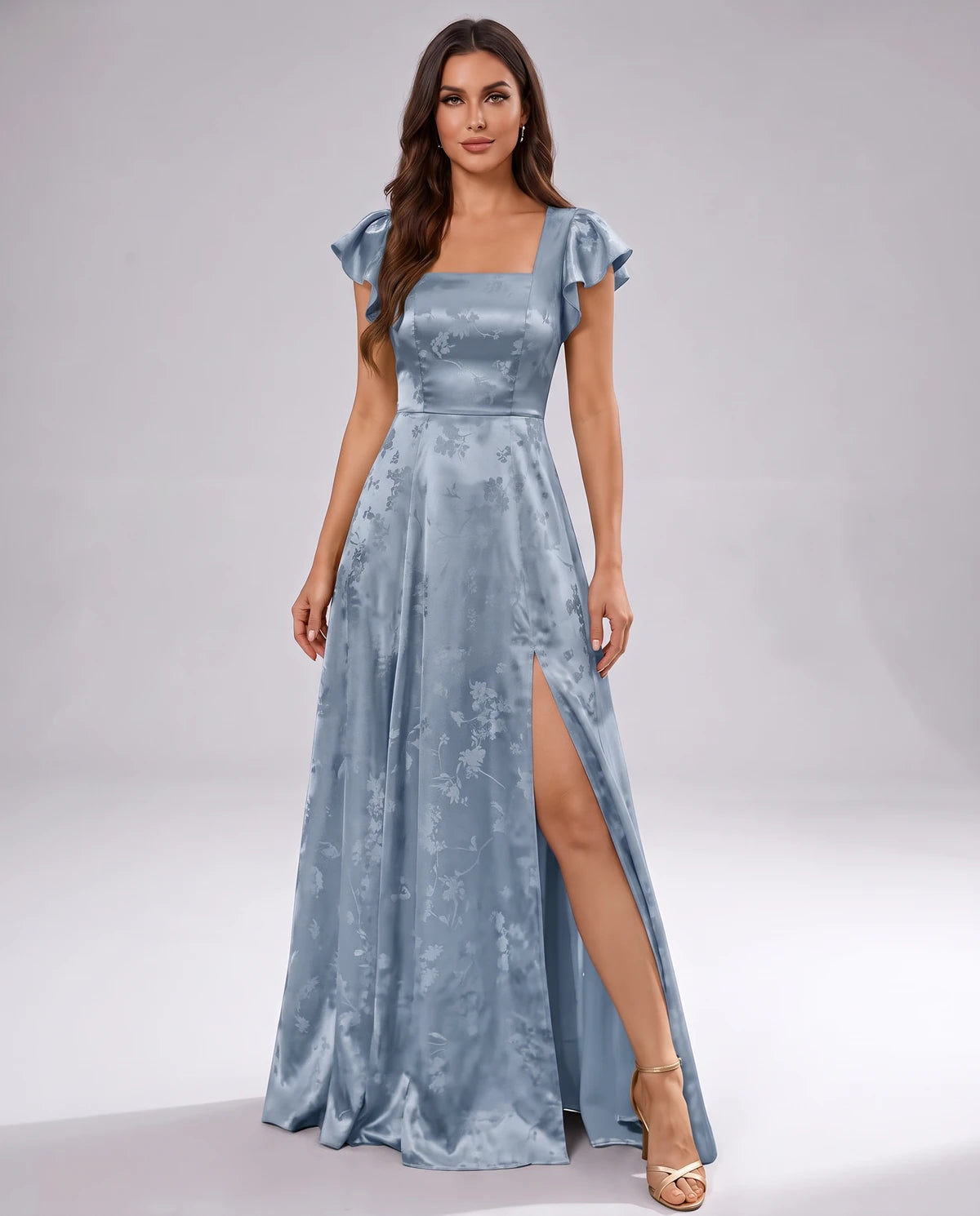 Briony Maxi Dress — Slate Blue