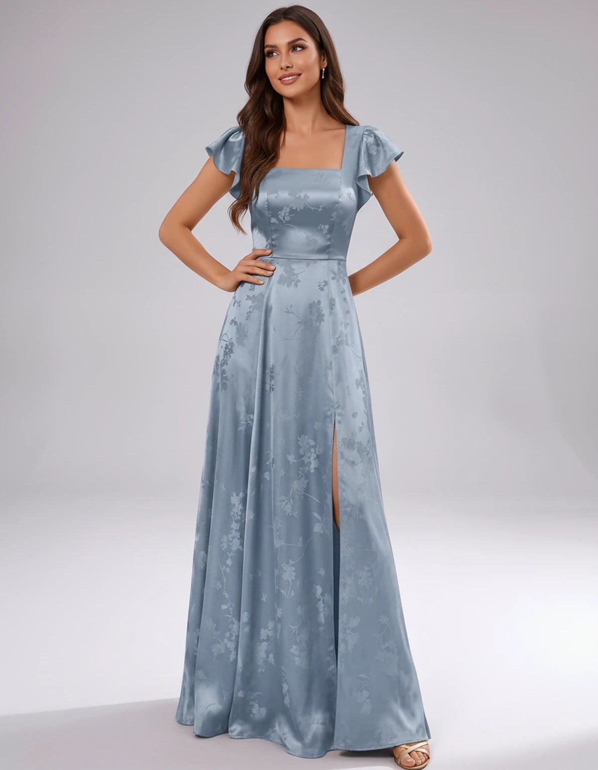 Briony Maxi Dress — Slate Blue | SKU: SD-73784-slateblue-2,SD-73784-slateblue-4,SD-73784-slateblue-6,SD-73784-slateblue-8,SD-73784-slateblue-10,SD-73784-slateblue-12,SD-73784-slateblue-14,SD-73784-slateblue-16,SD-73784-slateblue-16W,SD-73784-slateblue-18W,SD-73784-slateblue-20W,SD-73784-slateblue-22W