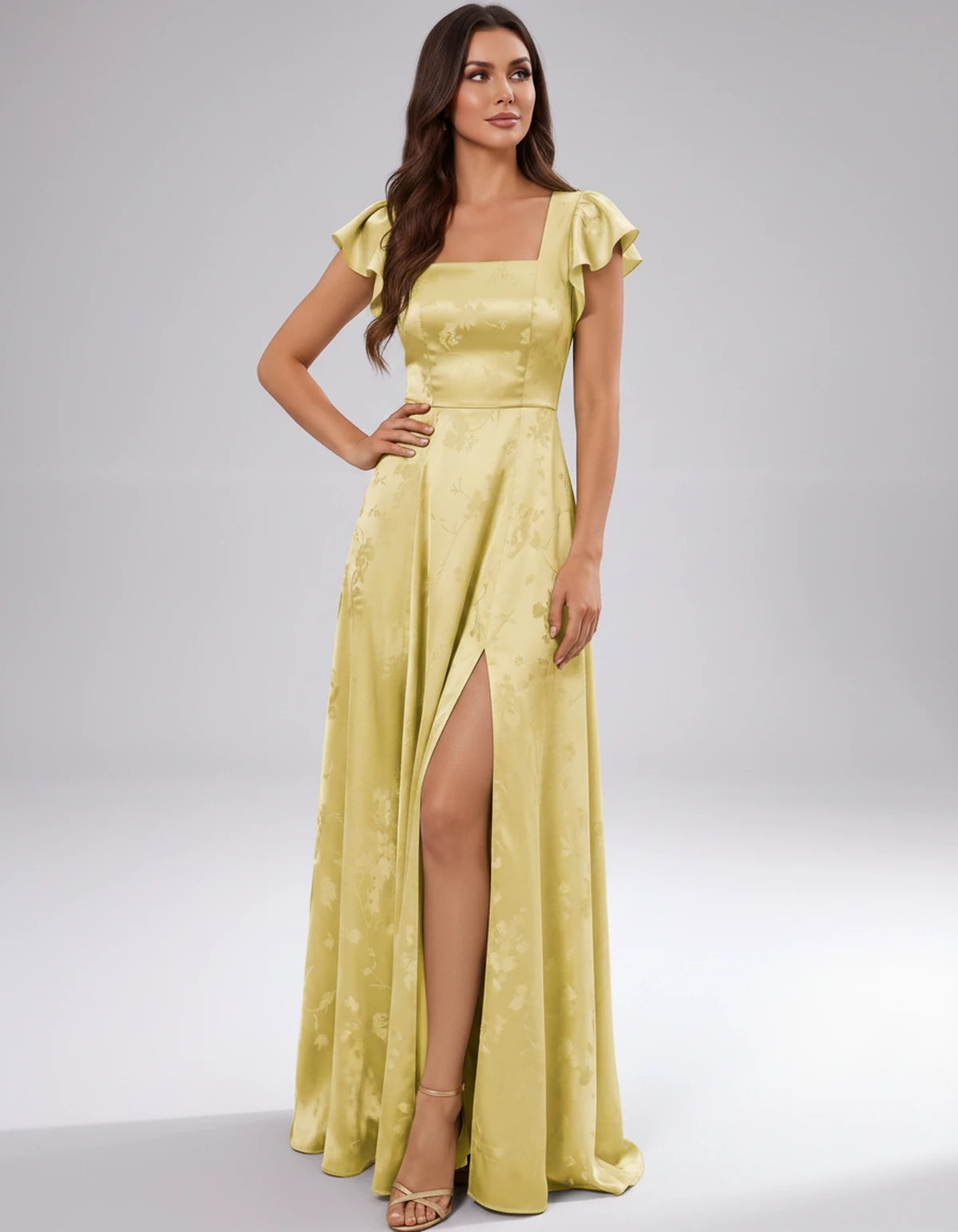 Briony Maxi Dress — Yellow | SKU: SD-73784-yellow-2,SD-73784-yellow-4,SD-73784-yellow-6,SD-73784-yellow-8,SD-73784-yellow-10,SD-73784-yellow-12,SD-73784-yellow-14,SD-73784-yellow-16,SD-73784-yellow-16W,SD-73784-yellow-18W,SD-73784-yellow-20W,SD-73784-yellow-22W