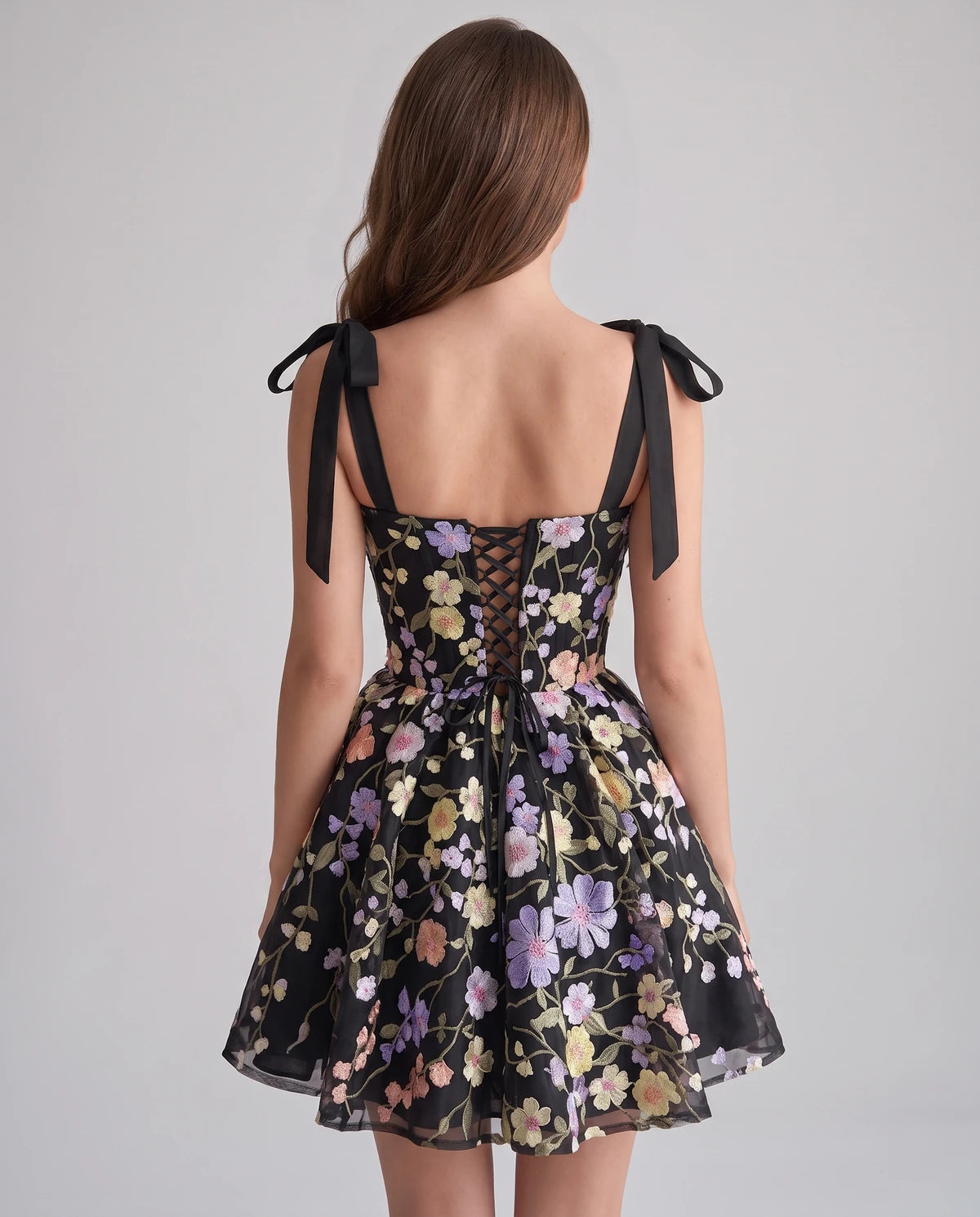 Callista Mini Dress — Black | SKU: SD-58295-black-2,SD-58295-black-4,SD-58295-black-6,SD-58295-black-8,SD-58295-black-10,SD-58295-black-12,SD-58295-black-14,SD-58295-black-16,SD-58295-black-16W,SD-58295-black-18W,SD-58295-black-20W,SD-58295-black-22W
