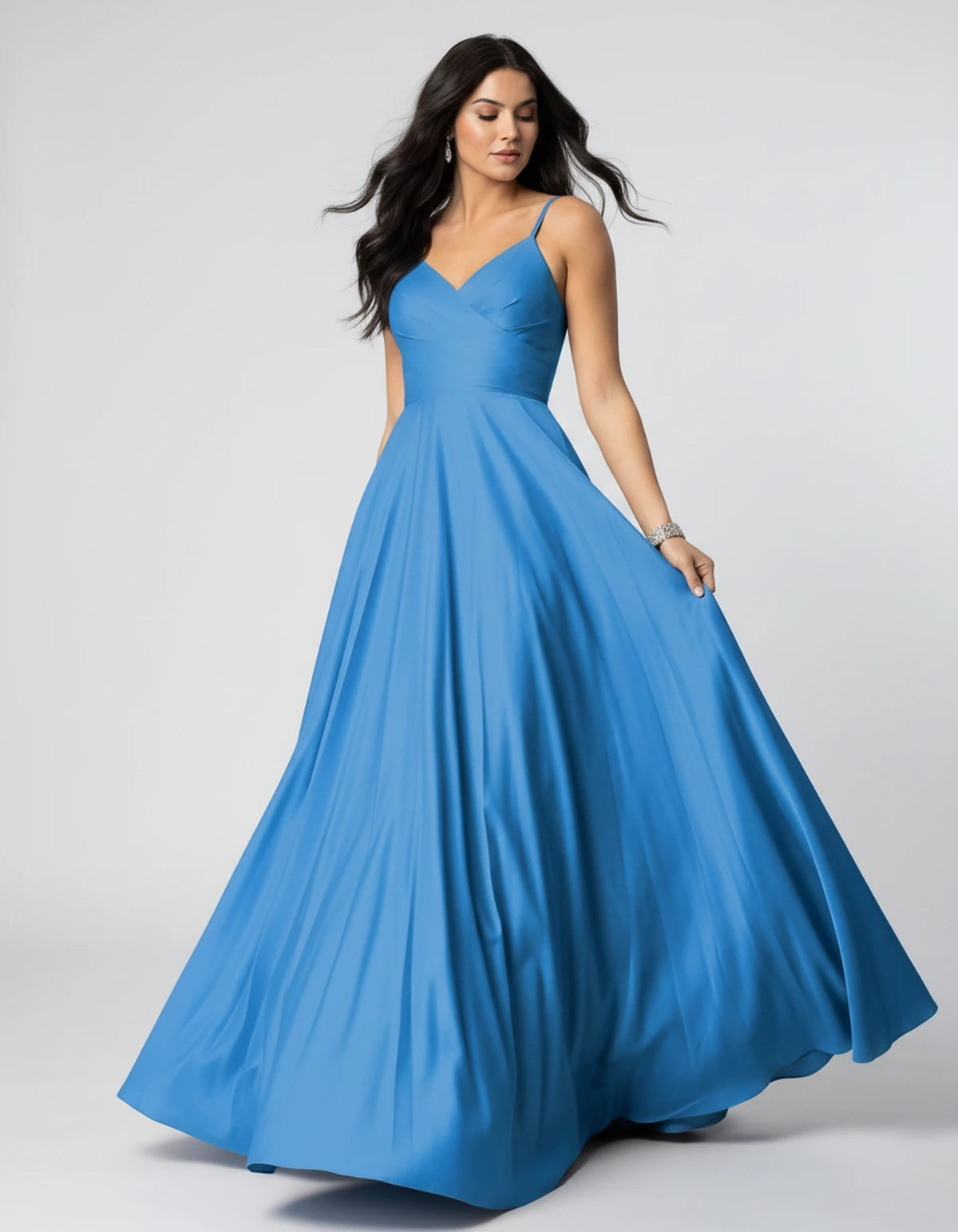 Campania Maxi Dress — Blue | SKU: SD-75305-blue-2,SD-75305-blue-4,SD-75305-blue-6,SD-75305-blue-8,SD-75305-blue-10,SD-75305-blue-12,SD-75305-blue-14,SD-75305-blue-16,SD-75305-blue-16W,SD-75305-blue-18W,SD-75305-blue-20W