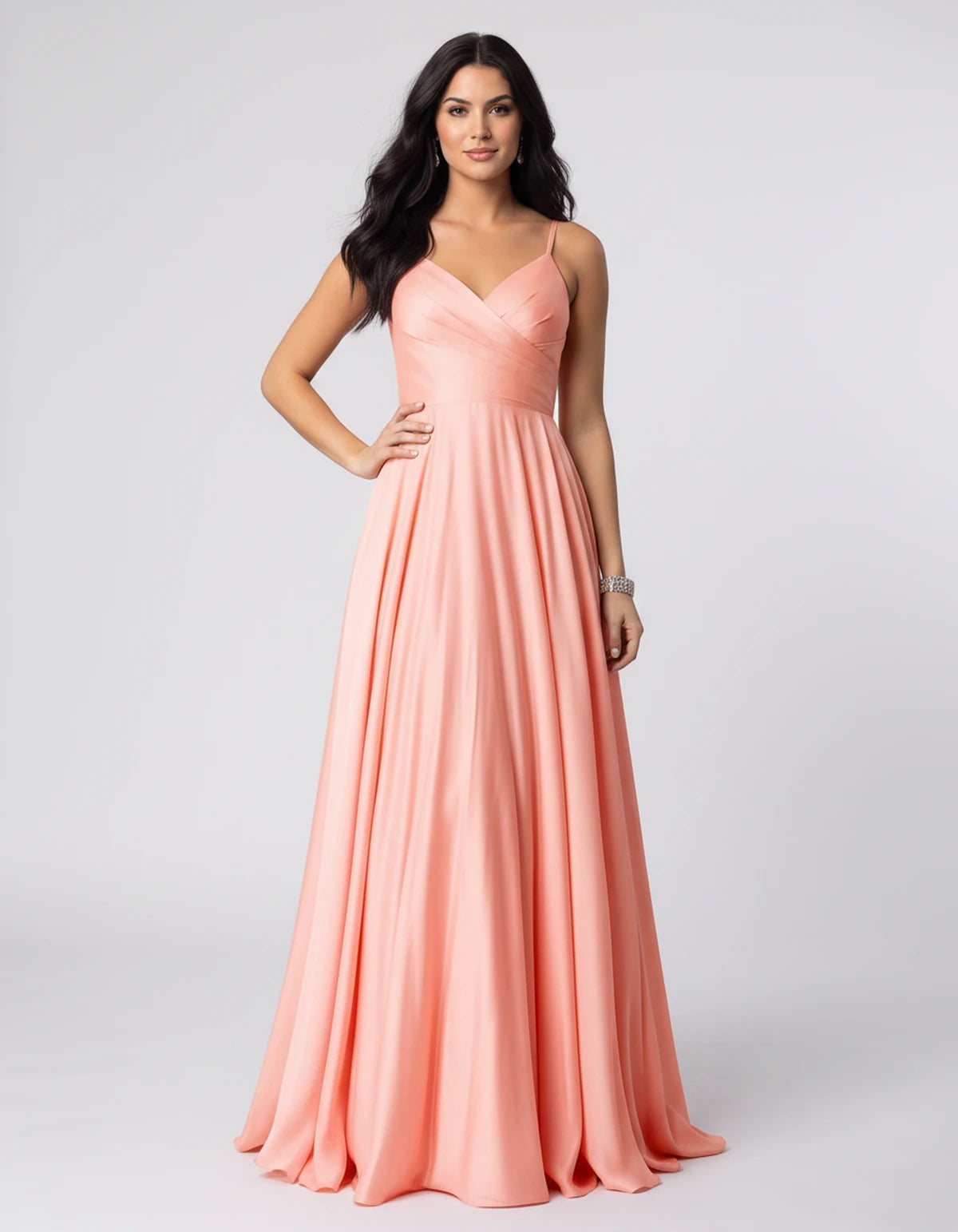 Campania Maxi Dress — Blush | SKU: SD-75305-blush-2,SD-75305-blush-4,SD-75305-blush-6,SD-75305-blush-8,SD-75305-blush-10,SD-75305-blush-12,SD-75305-blush-14,SD-75305-blush-16,SD-75305-blush-16W,SD-75305-blush-18W,SD-75305-blush-20W